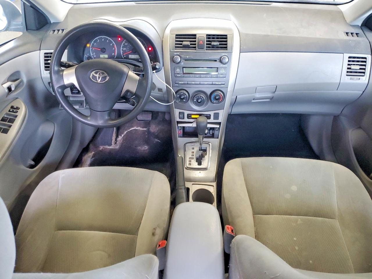 2011 Toyota Corolla Le White vin: 2T1BU4EE5BC653196