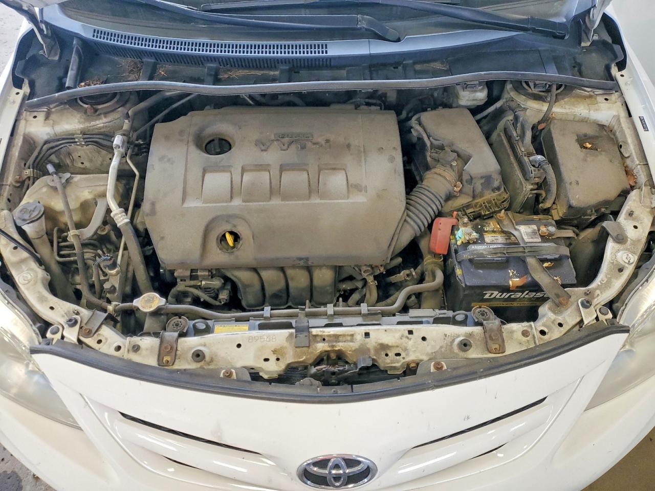 2011 Toyota Corolla Le White vin: 2T1BU4EE5BC653196