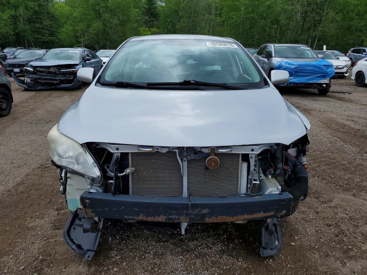 2011 Toyota Corolla Base Silver vin: 2T1BU4EE5BC669172