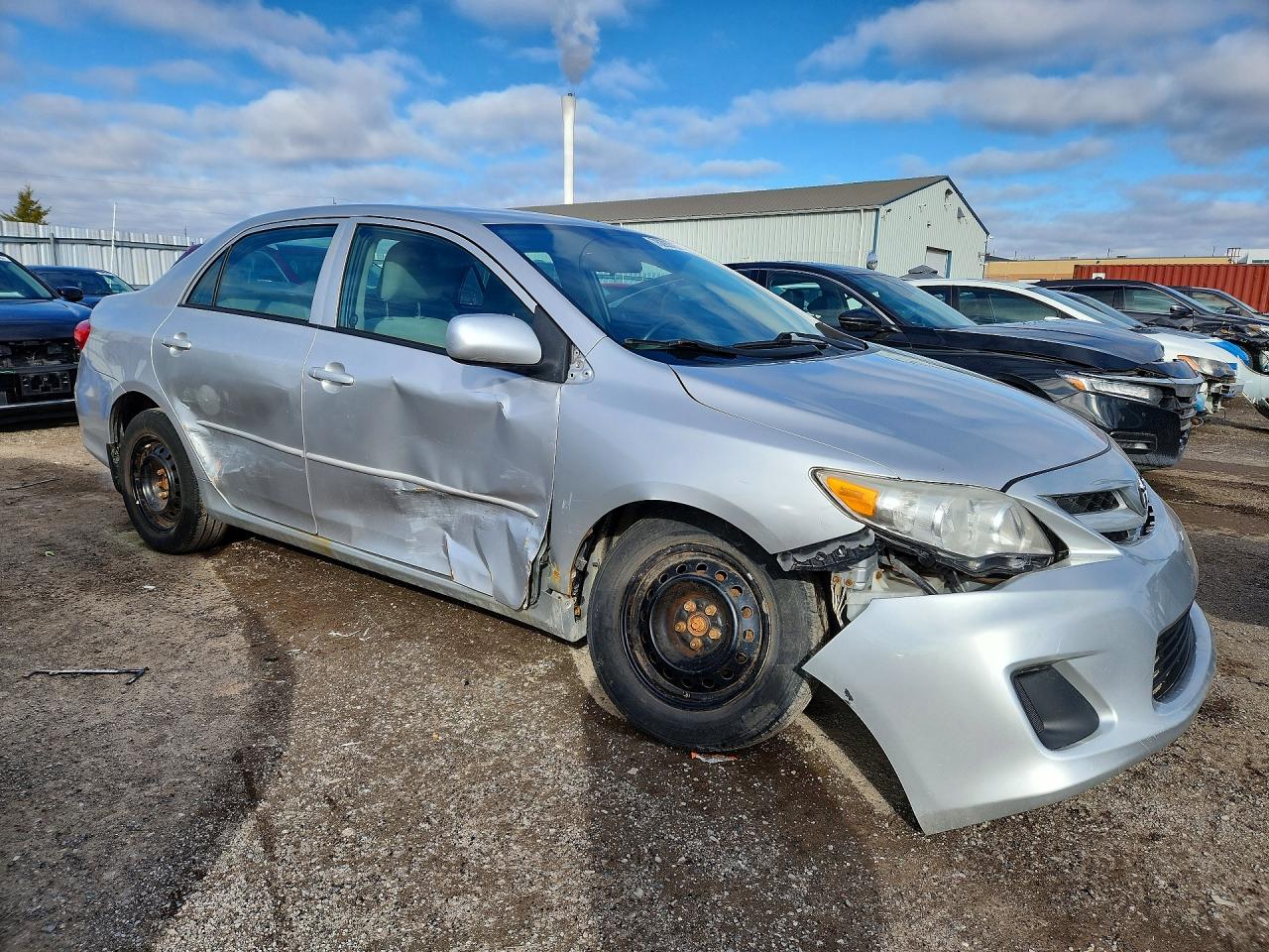2011 Toyota Corolla Base Silver vin: 2T1BU4EE5BC670340