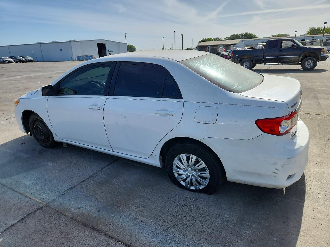 2011 Toyota Corolla Le White vin: 2T1BU4EE5BC673559