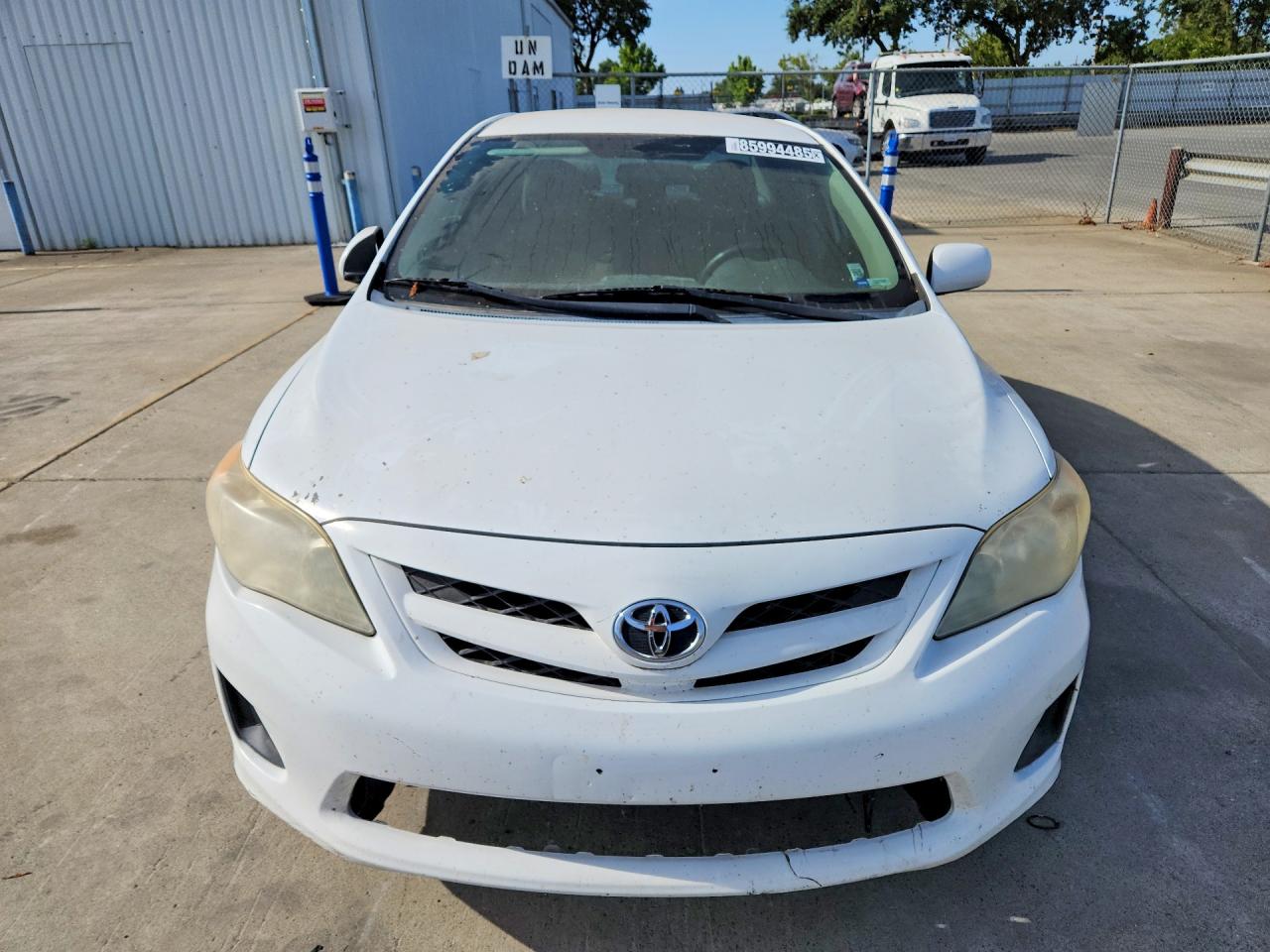 2011 Toyota Corolla Le White vin: 2T1BU4EE5BC673559