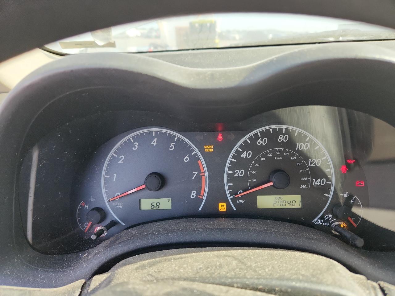 2011 Toyota Corolla Le White vin: 2T1BU4EE5BC673559 Damage: Warning Light - Maintenance, On, Unacceptable