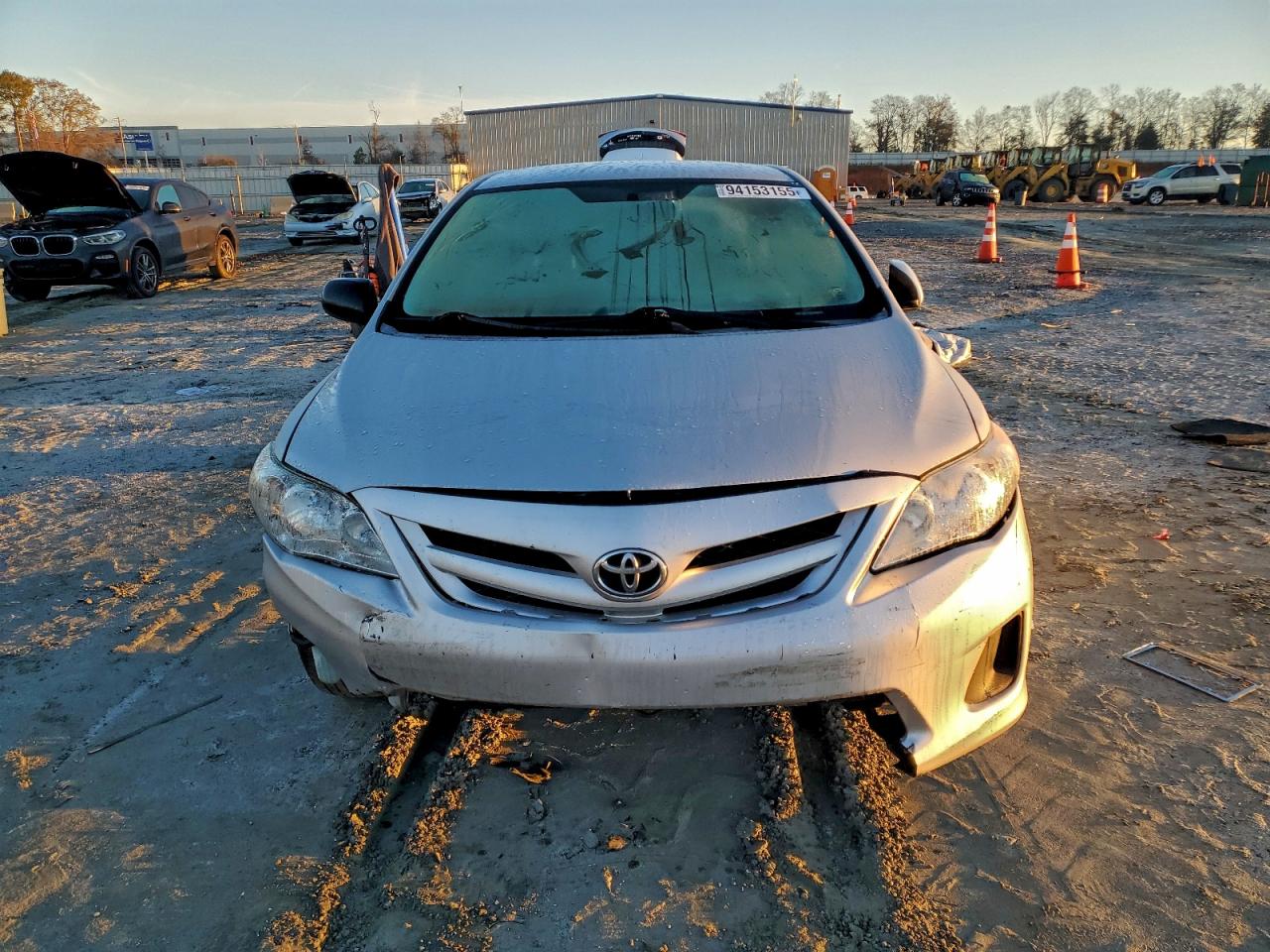 2011 Toyota Corolla Silver vin: 2T1BU4EE5BC684822