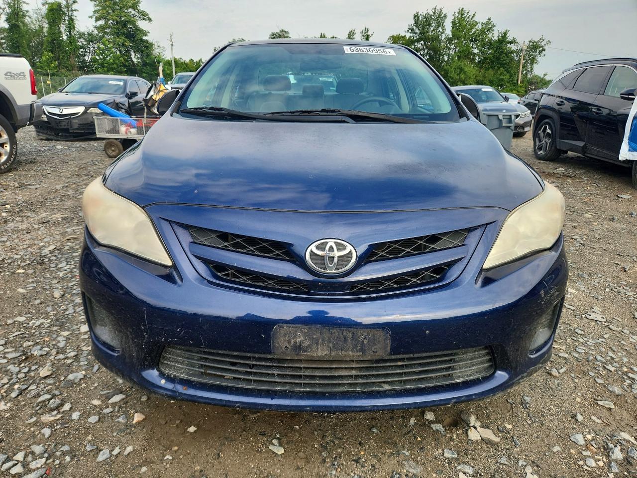 2011 Toyota Corolla Le Blue vin: 2T1BU4EE5BC687042