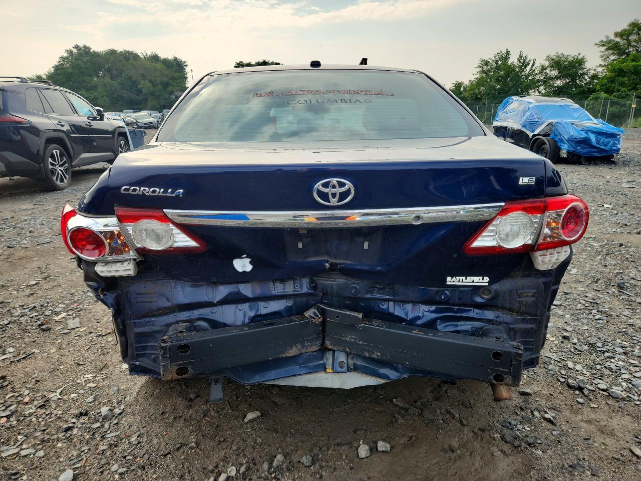 2011 Toyota Corolla Le Blue vin: 2T1BU4EE5BC687042