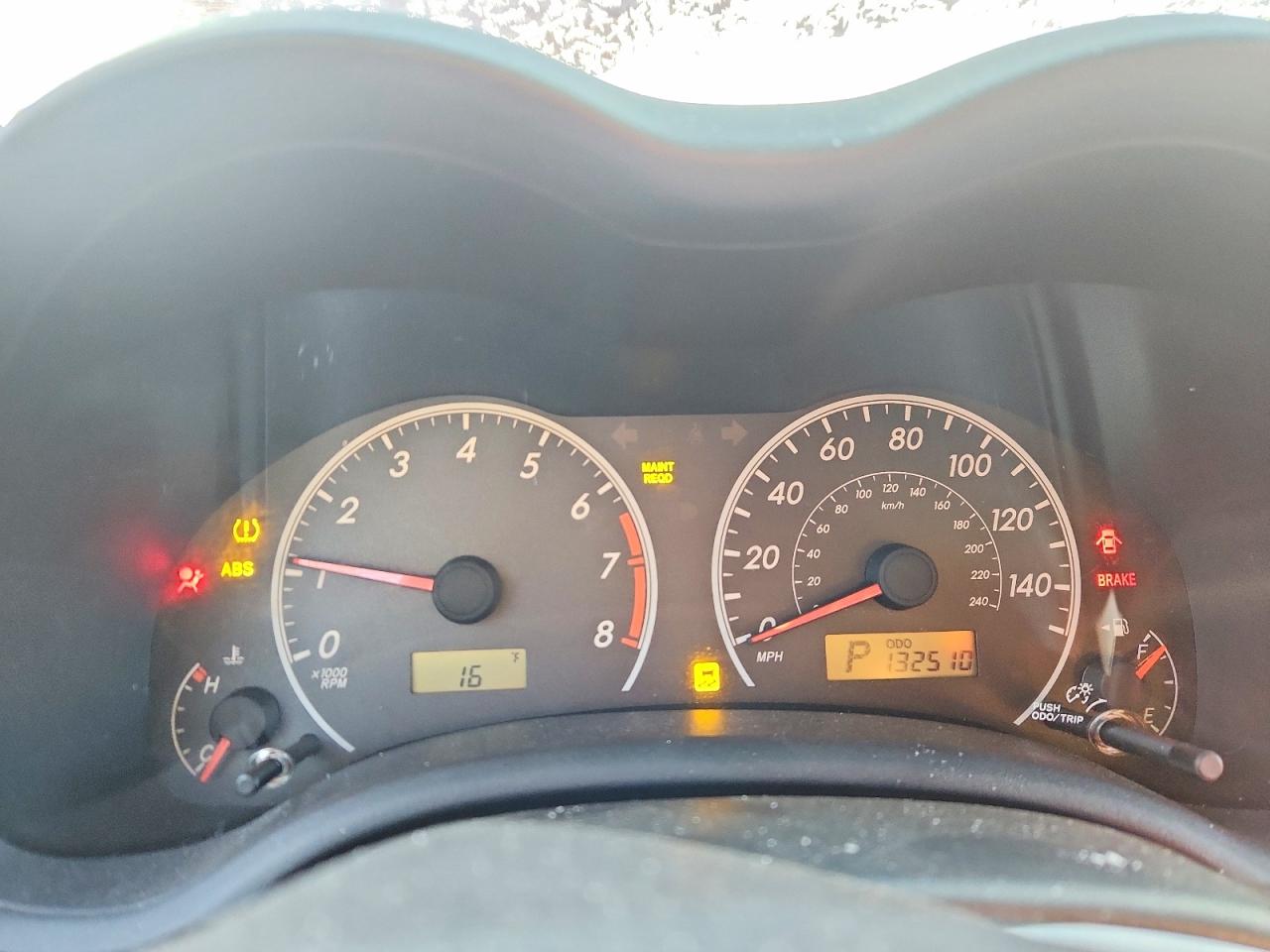 2011 Toyota Corolla Base Red vin: 2T1BU4EE5BC695271