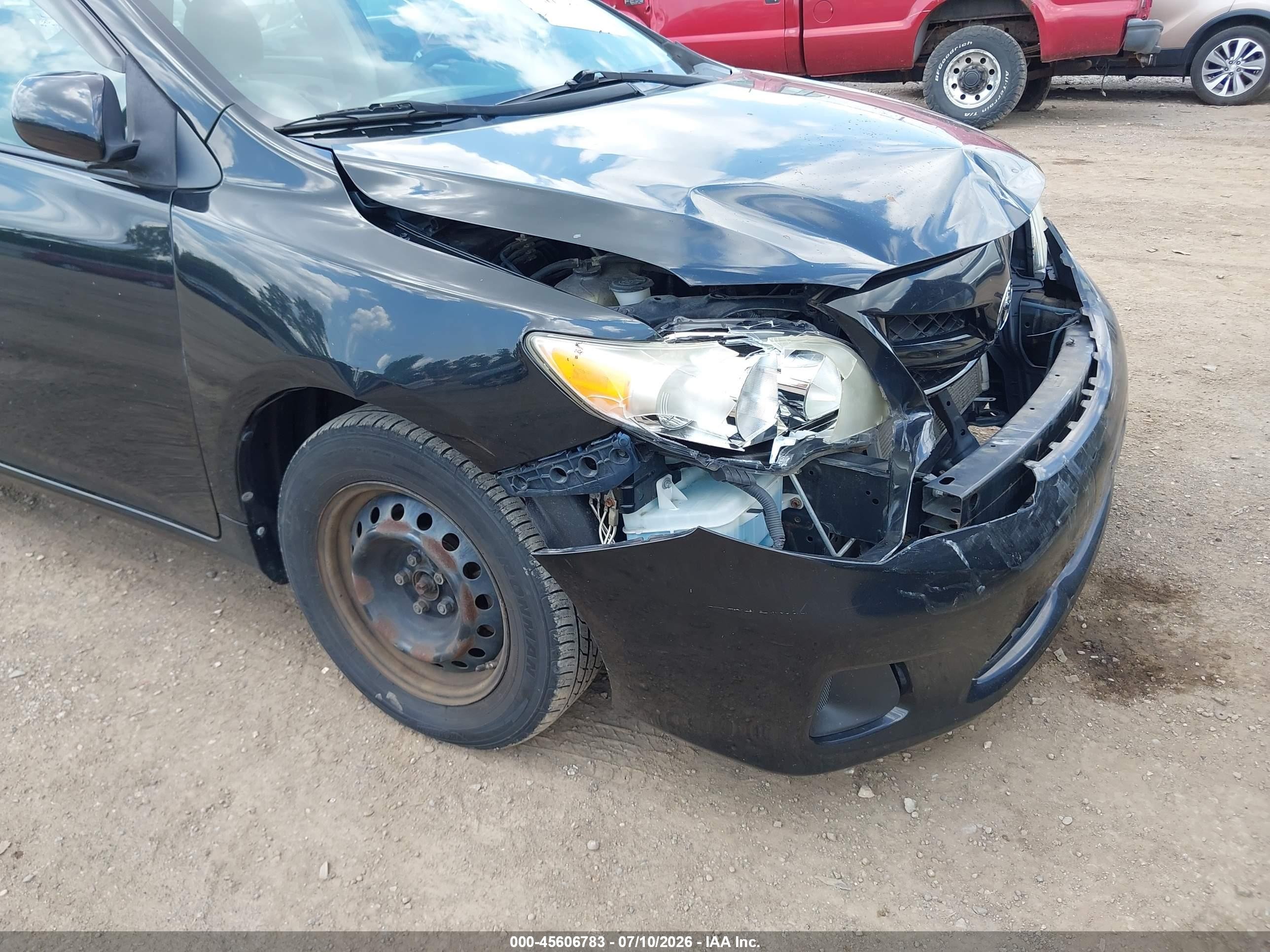 2011 Toyota Corolla Le Black vin: 2T1BU4EE5BC714871