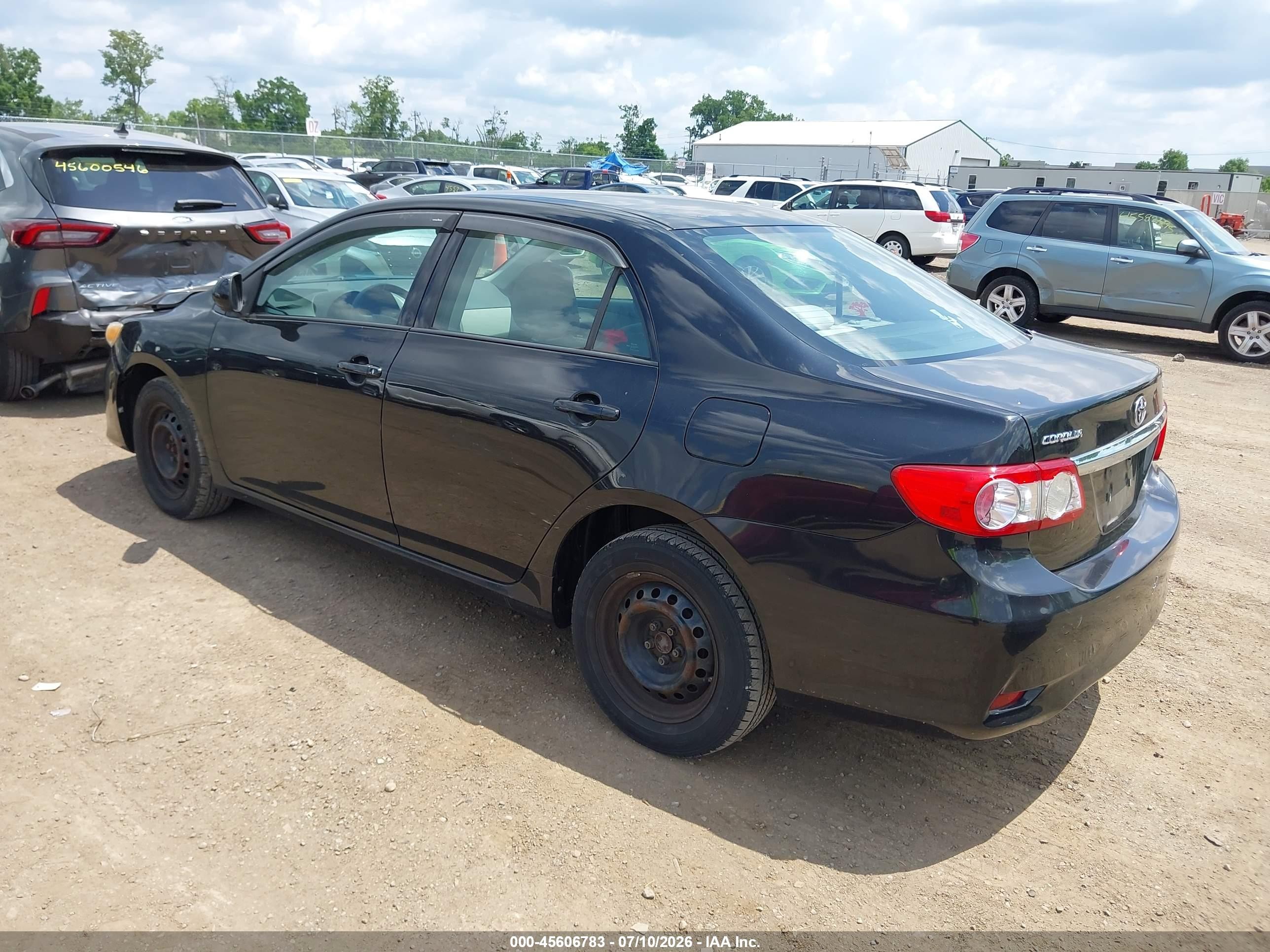 2011 Toyota Corolla Le Black vin: 2T1BU4EE5BC714871