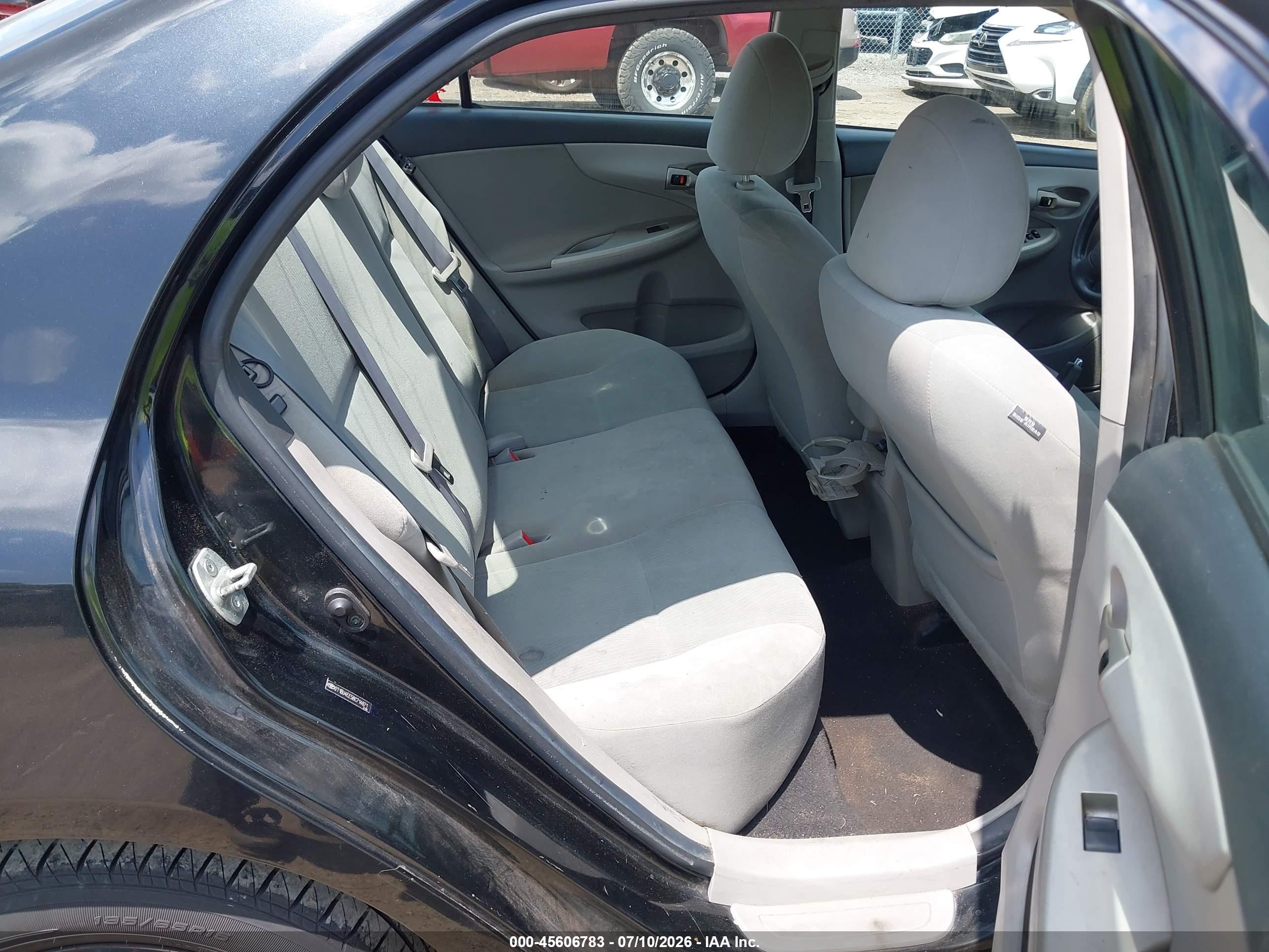 2011 Toyota Corolla Le Black vin: 2T1BU4EE5BC714871
