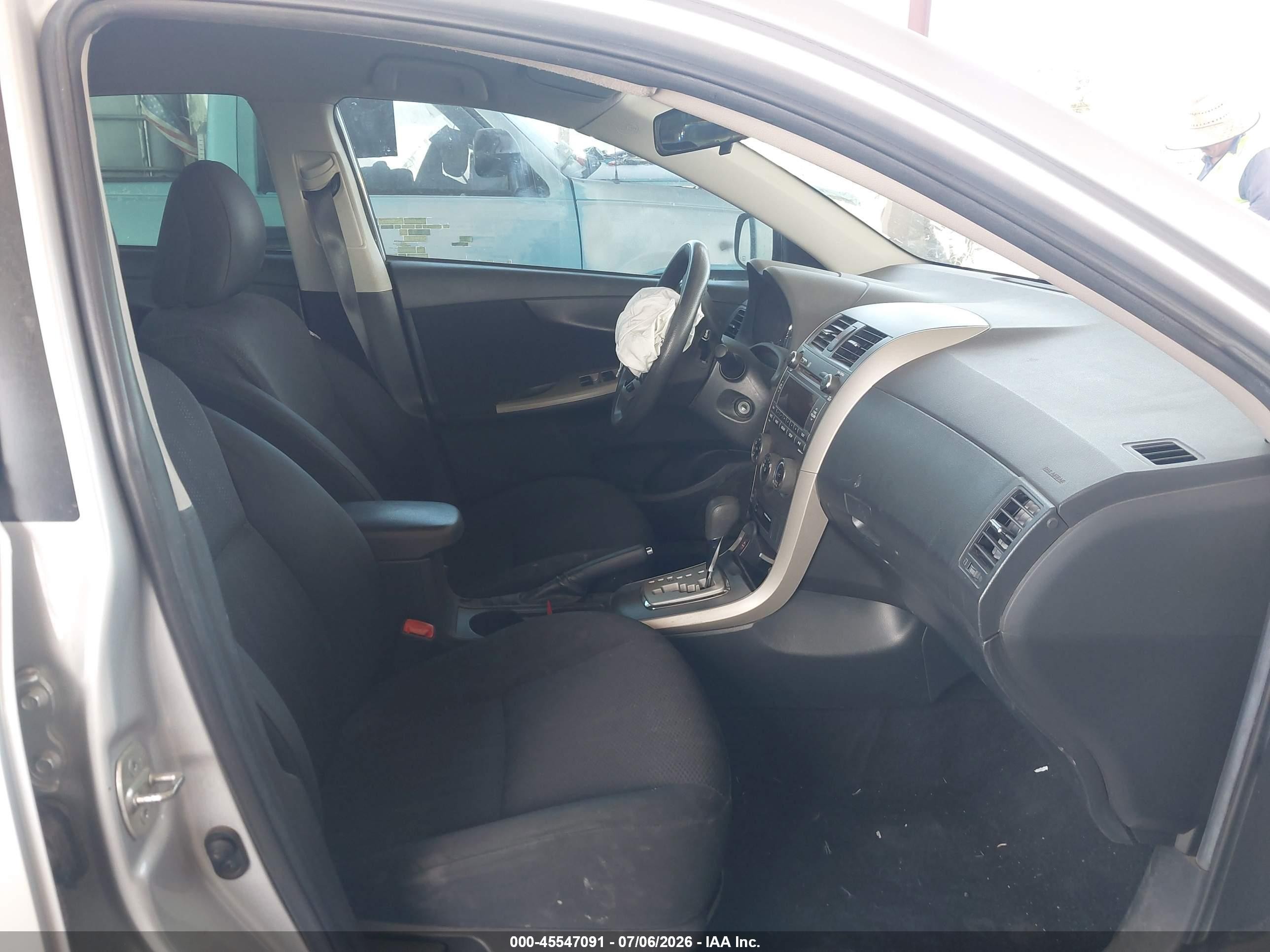 2011 Toyota Corolla S Silver vin: 2T1BU4EE5BC716264