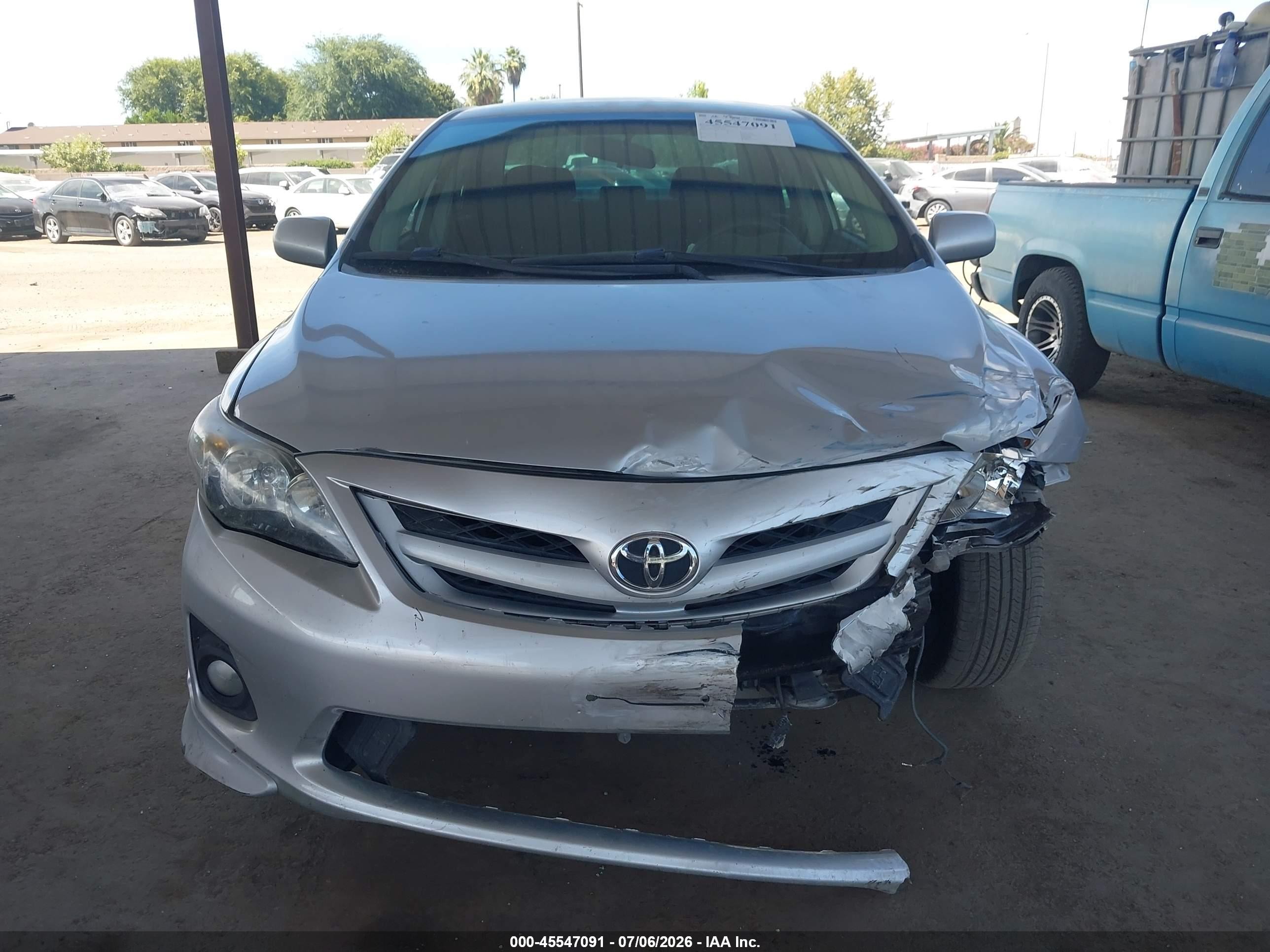 2011 Toyota Corolla S Silver vin: 2T1BU4EE5BC716264