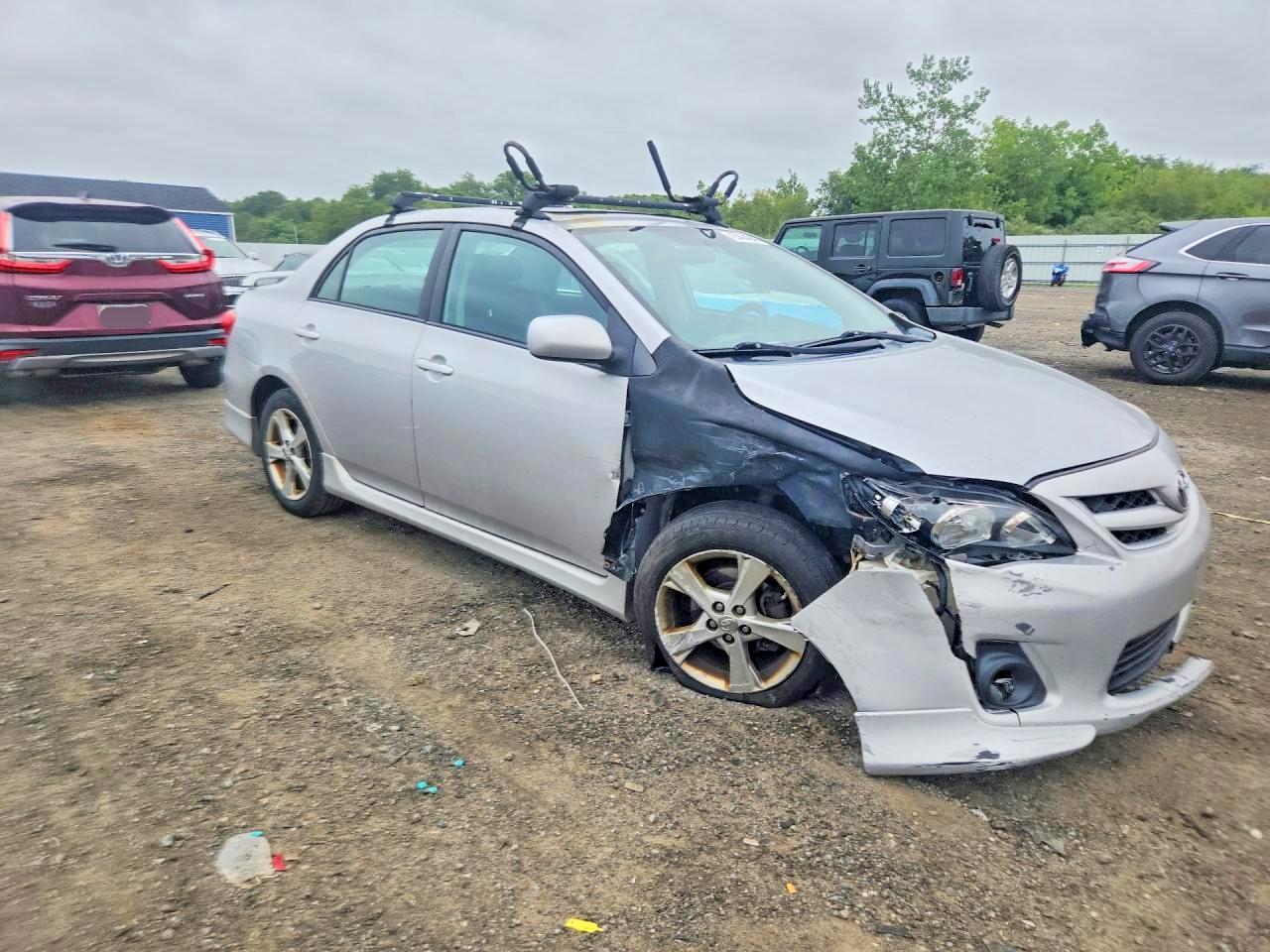 2011 Toyota Corolla S Gray vin: 2T1BU4EE5BC721304