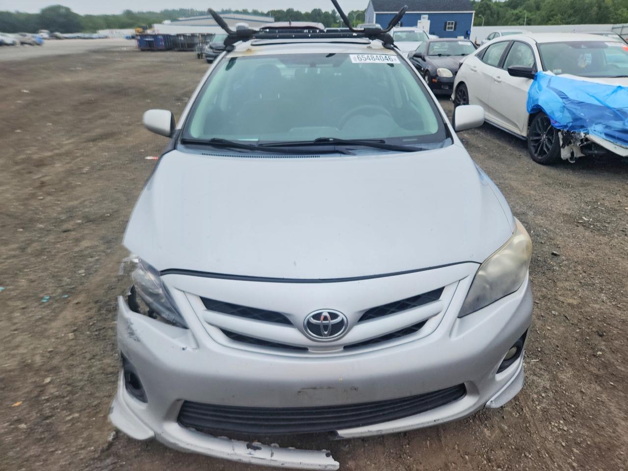 2011 Toyota Corolla S Gray vin: 2T1BU4EE5BC721304
