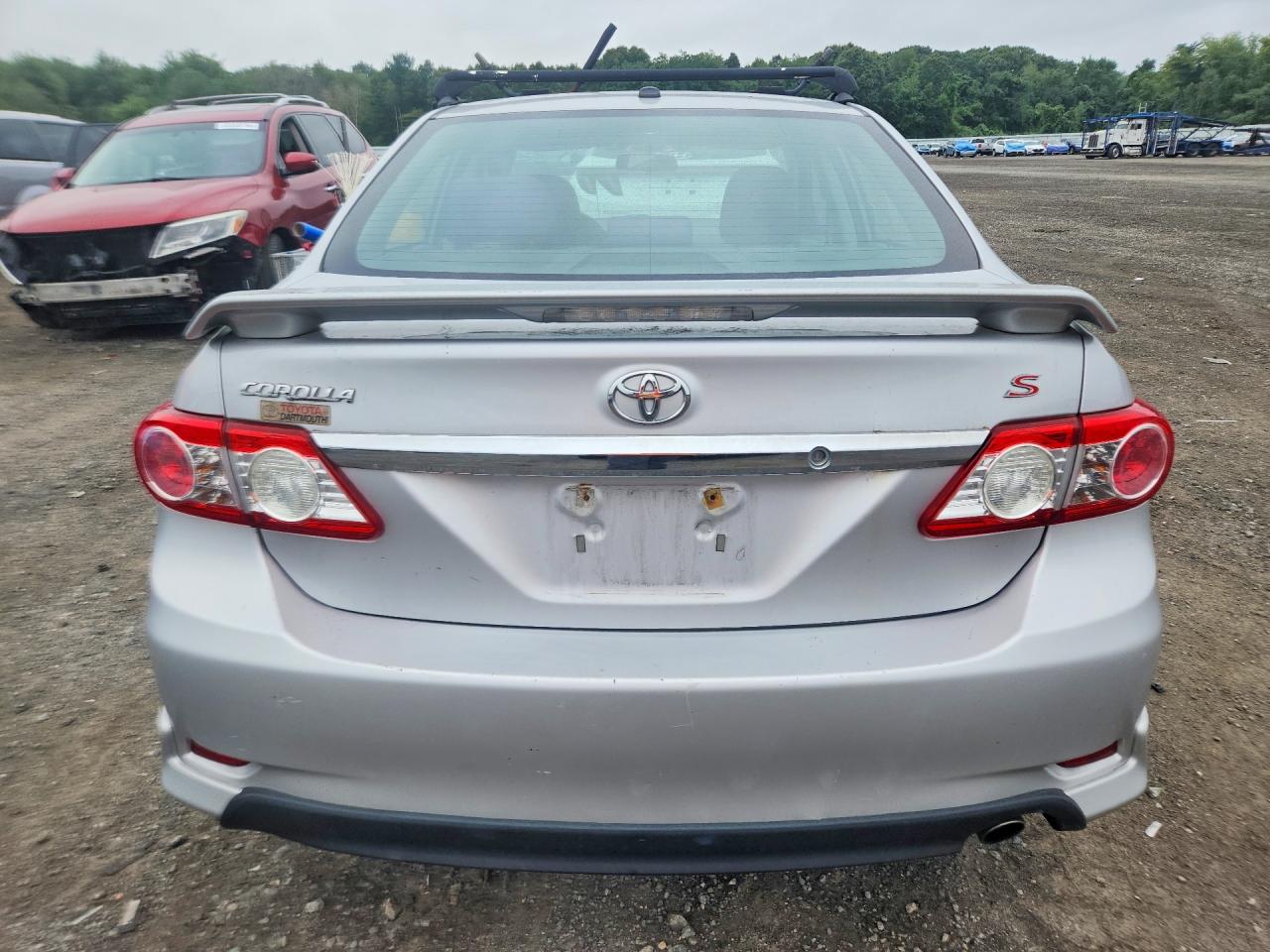 2011 Toyota Corolla S Gray vin: 2T1BU4EE5BC721304