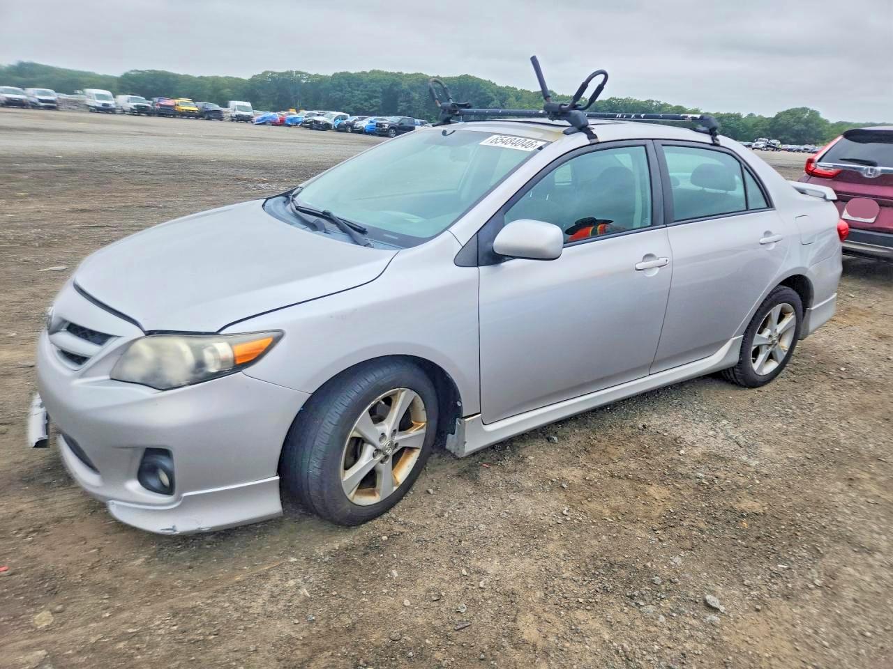 2011 Toyota Corolla S Gray vin: 2T1BU4EE5BC721304