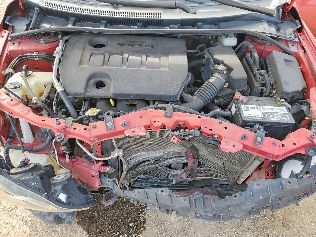 2011 Toyota Corolla S Red vin: 2T1BU4EE5BC723828