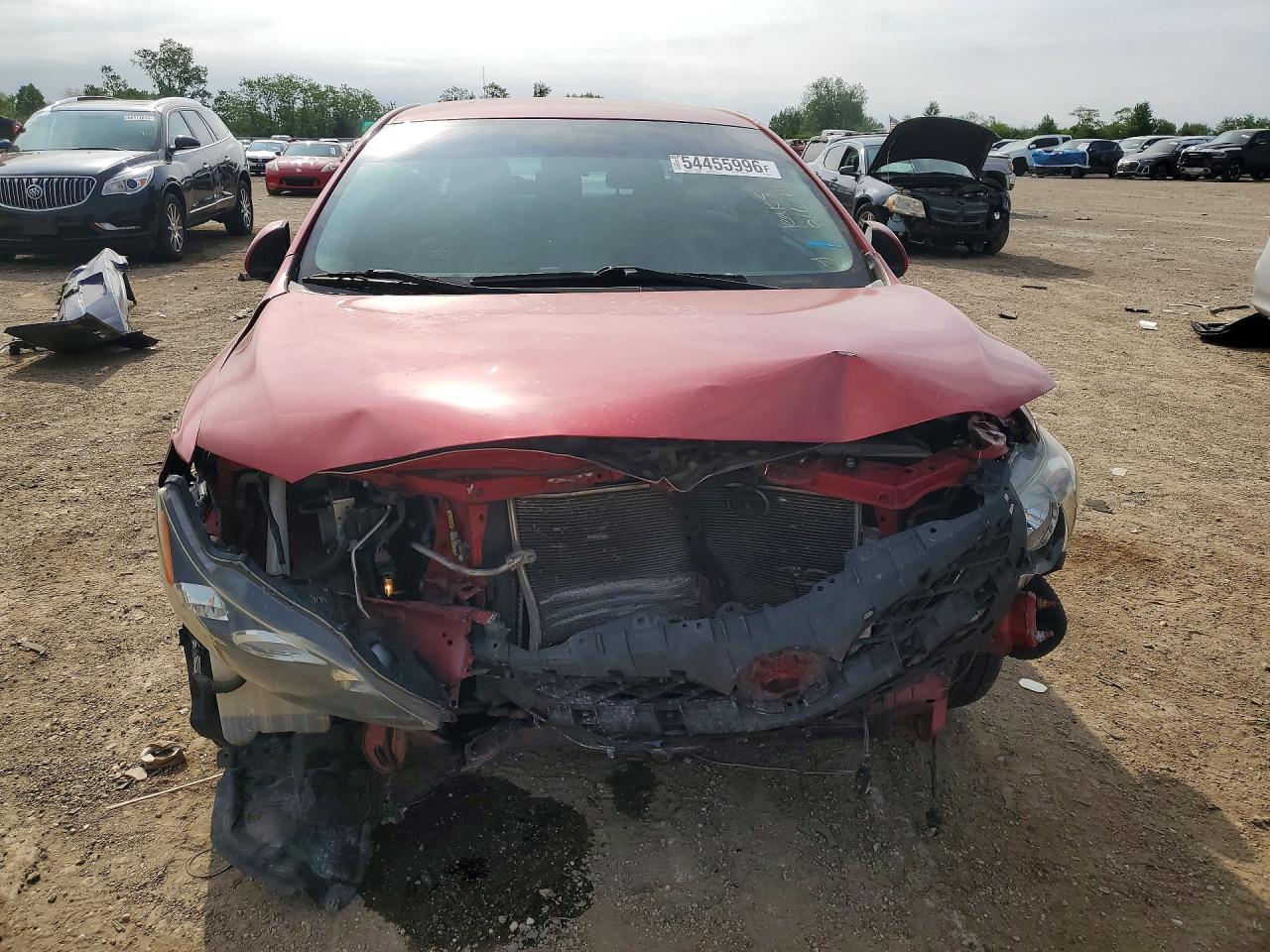 2011 Toyota Corolla S Red vin: 2T1BU4EE5BC723828