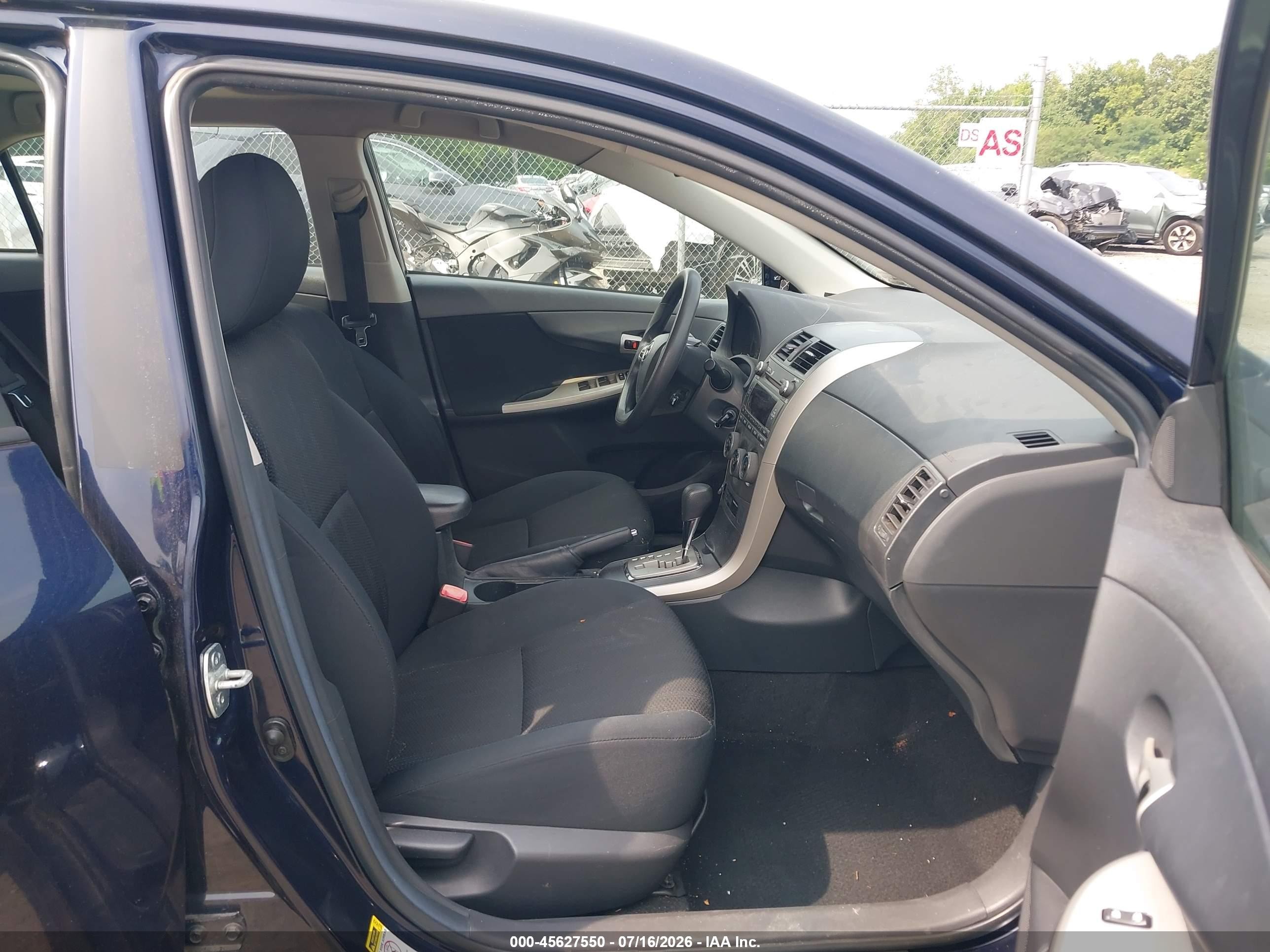 2011 Toyota Corolla S Blue vin: 2T1BU4EE5BC724901