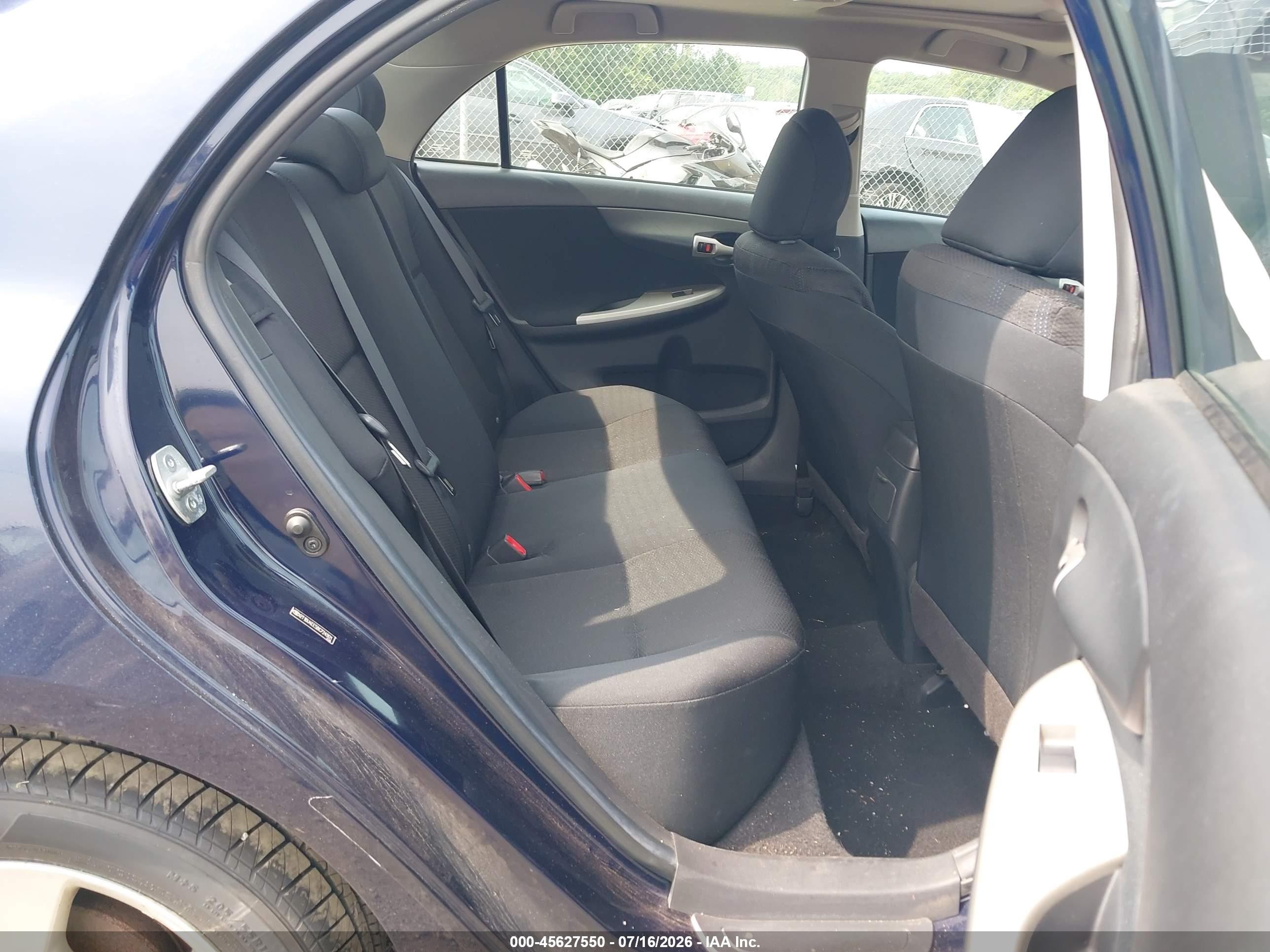 2011 Toyota Corolla S Blue vin: 2T1BU4EE5BC724901