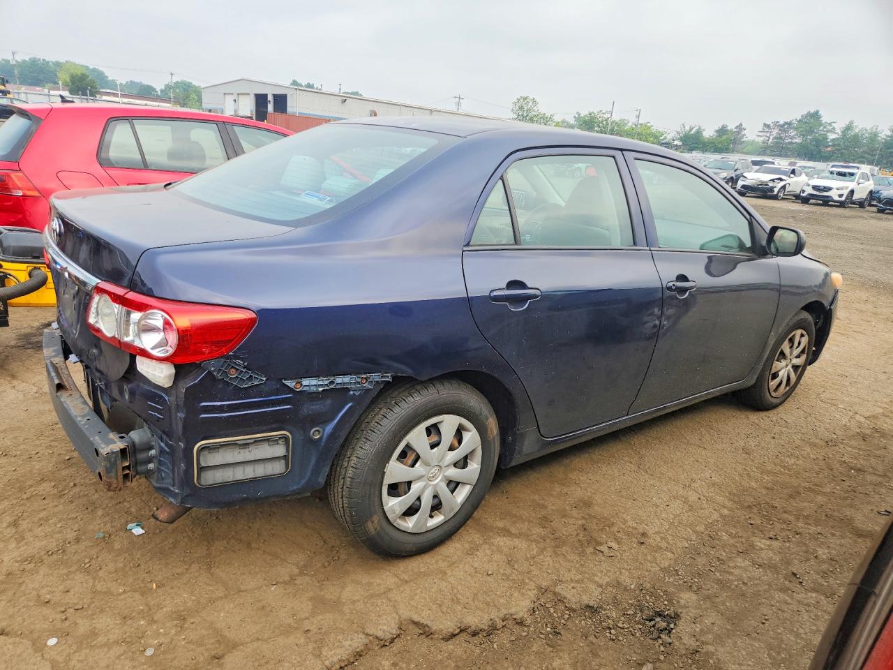 2011 Toyota Corolla Base Синий vin: 2T1BU4EE5BC731928