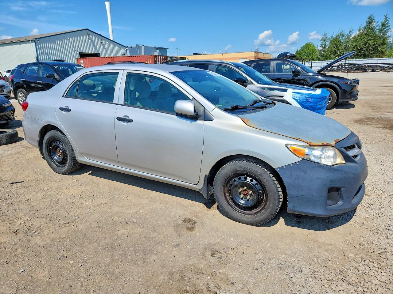 2011 Toyota Corolla Base Silver vin: 2T1BU4EE5BC744808