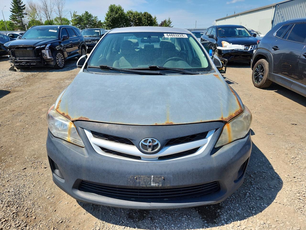 2011 Toyota Corolla Base Silver vin: 2T1BU4EE5BC744808