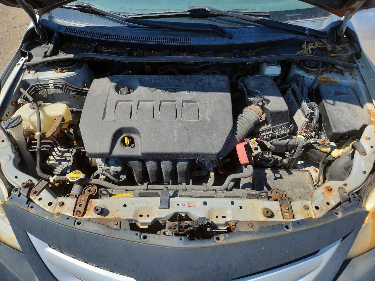2011 Toyota Corolla Base Silver vin: 2T1BU4EE5BC744808