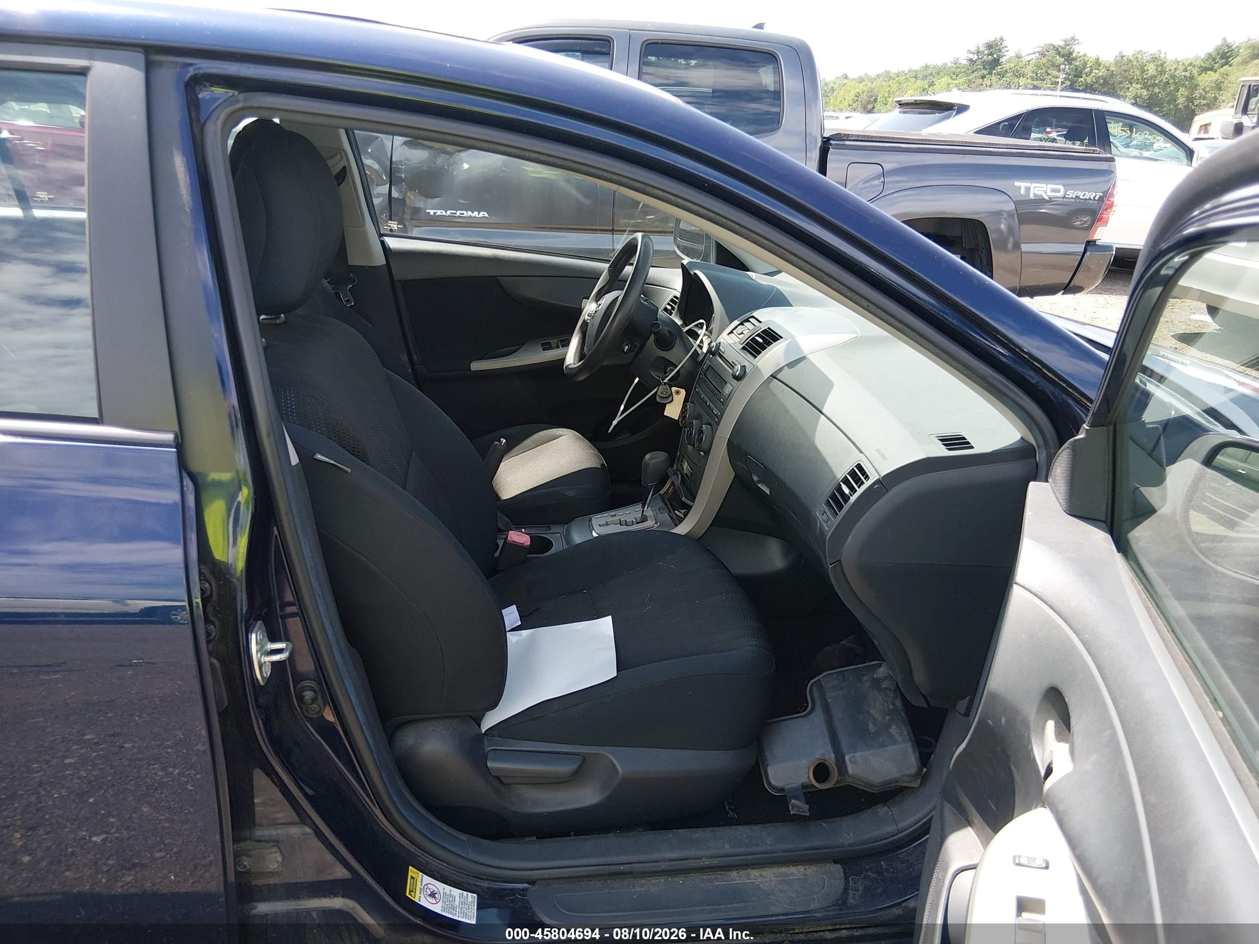 2011 Toyota Corolla S Синий vin: 2T1BU4EE5BC750804