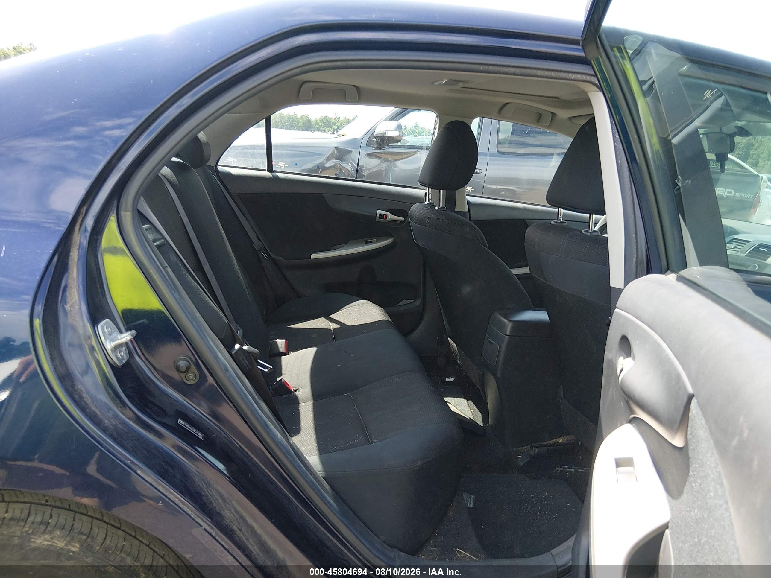 2011 Toyota Corolla S Синий vin: 2T1BU4EE5BC750804