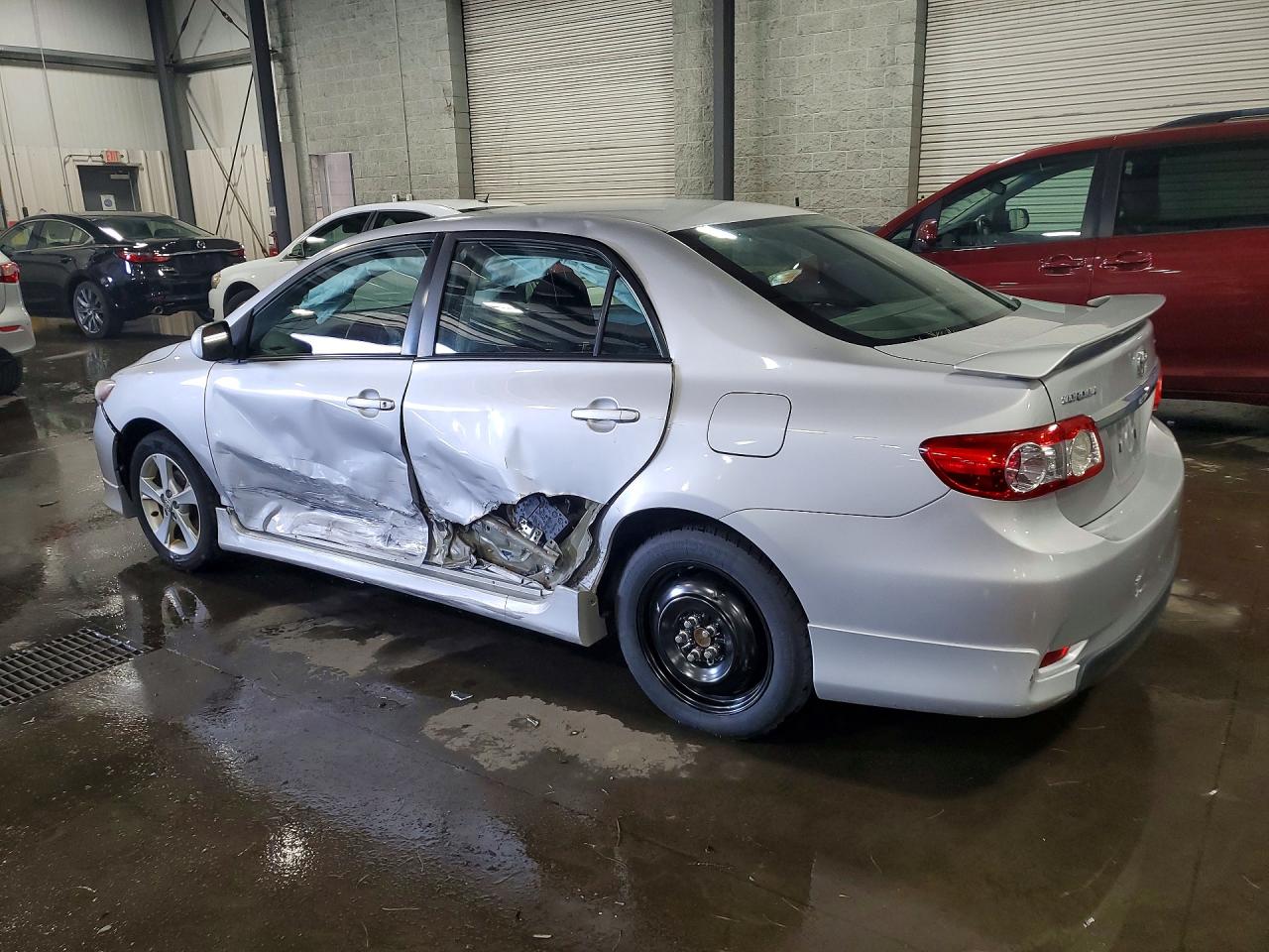 2012 Toyota Corolla S Silver vin: 2T1BU4EE5CC757897