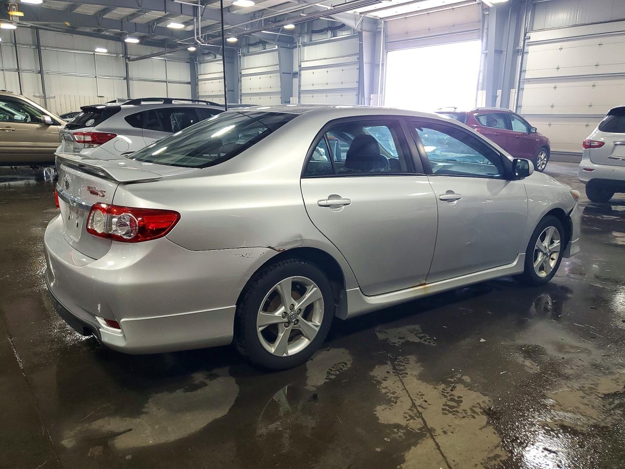 2012 Toyota Corolla S Silver vin: 2T1BU4EE5CC757897
