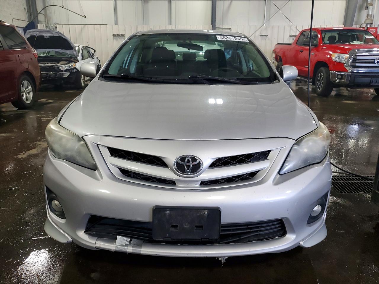 2012 Toyota Corolla S Silver vin: 2T1BU4EE5CC757897