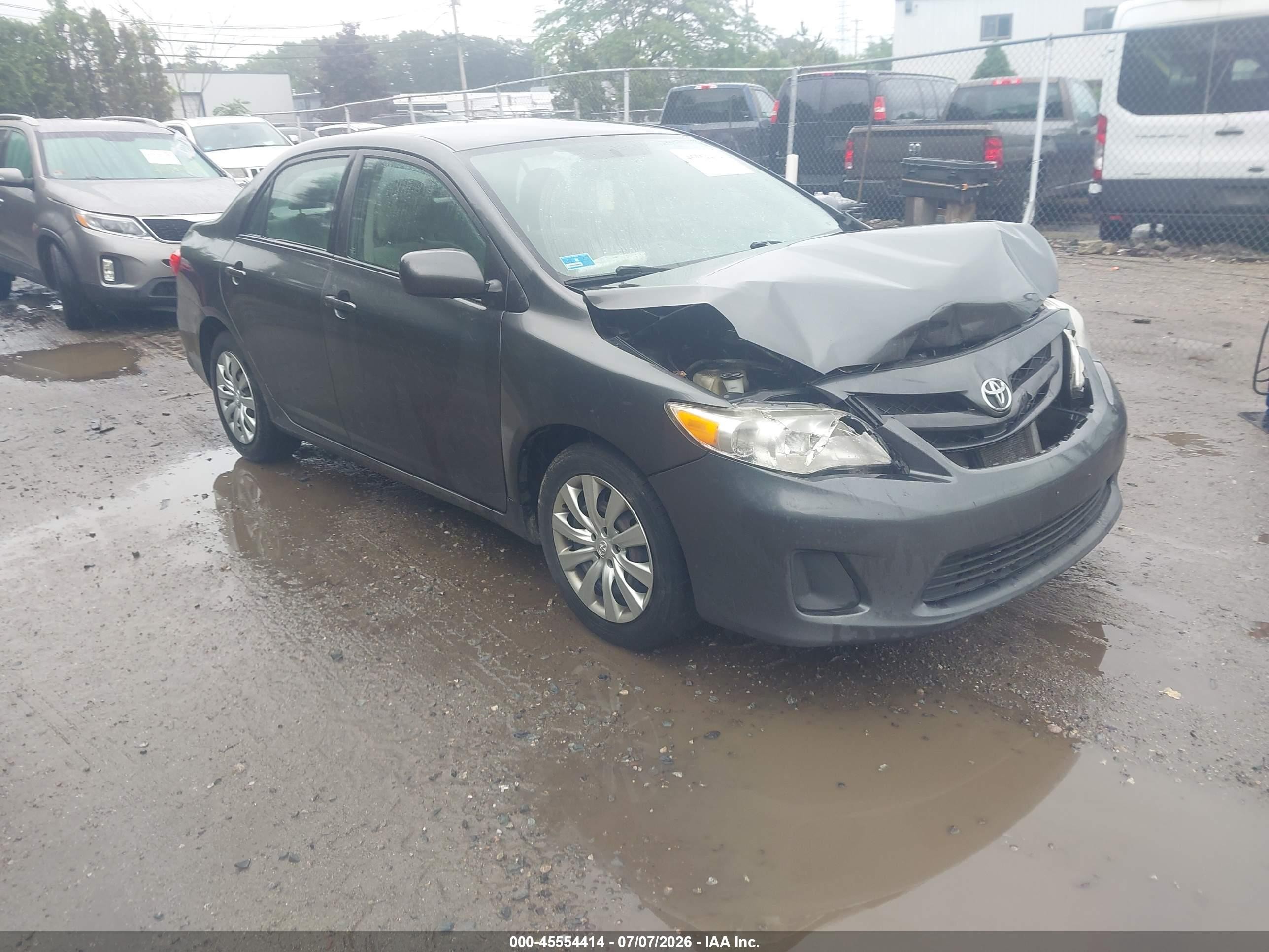2012 Toyota Corolla Le Gray vin: 2T1BU4EE5CC760699