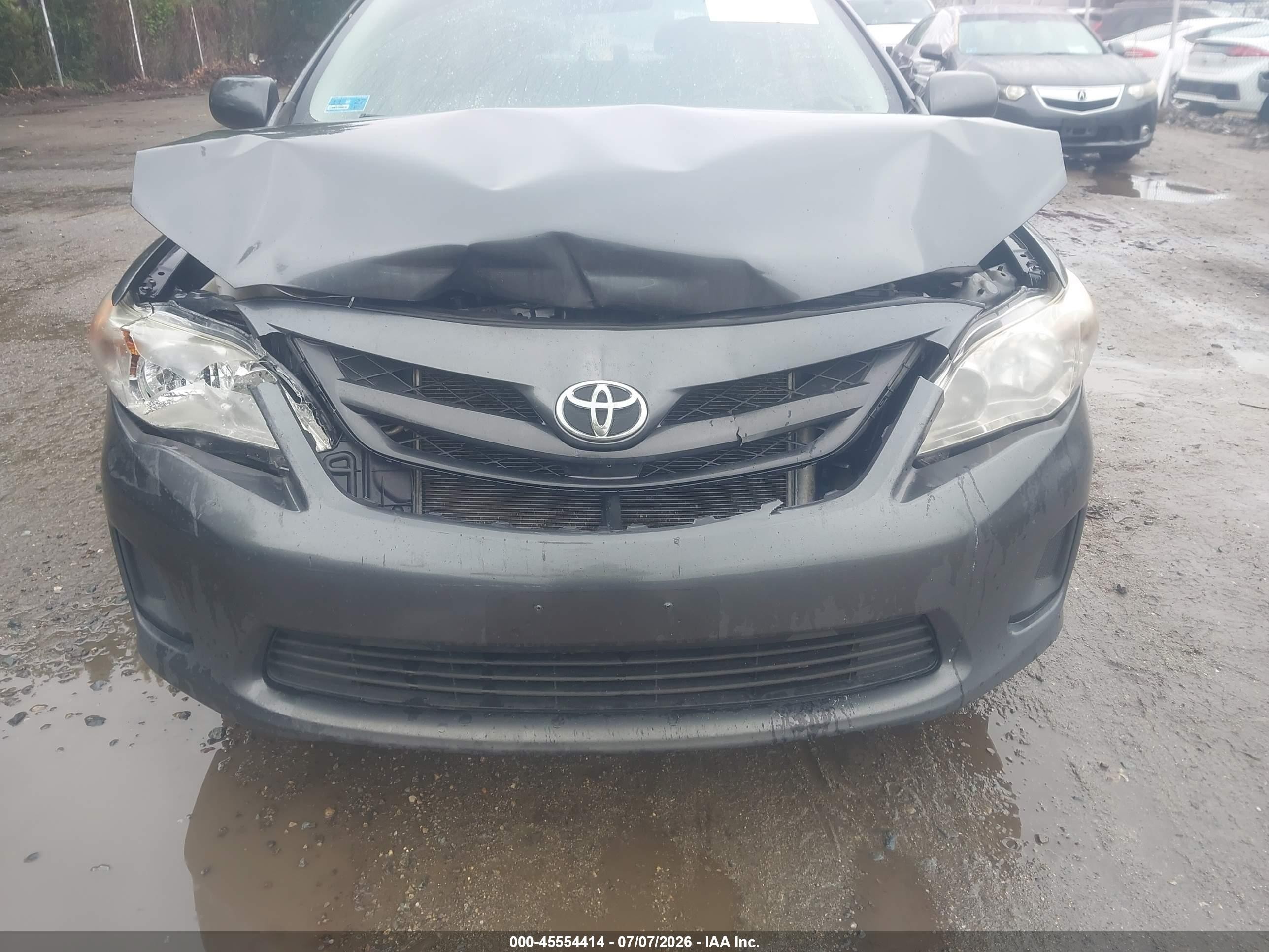 2012 Toyota Corolla Le Gray vin: 2T1BU4EE5CC760699