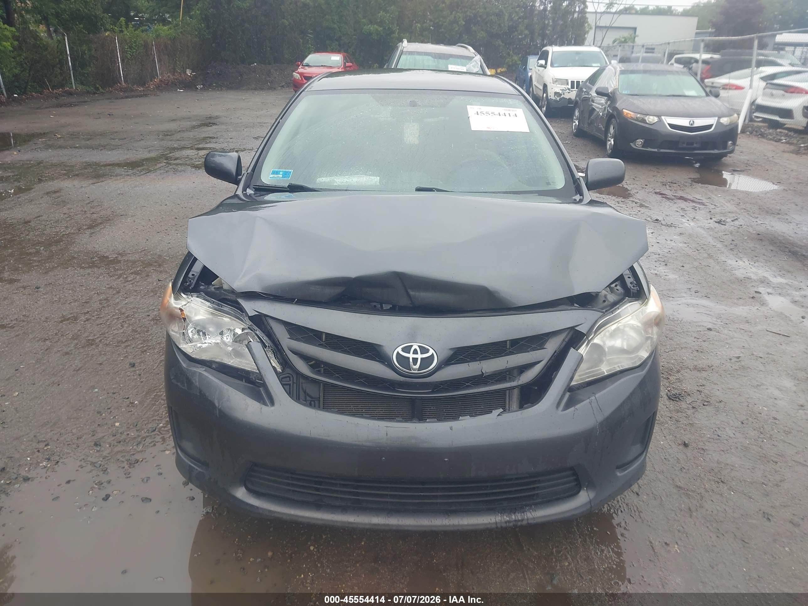2012 Toyota Corolla Le Gray vin: 2T1BU4EE5CC760699