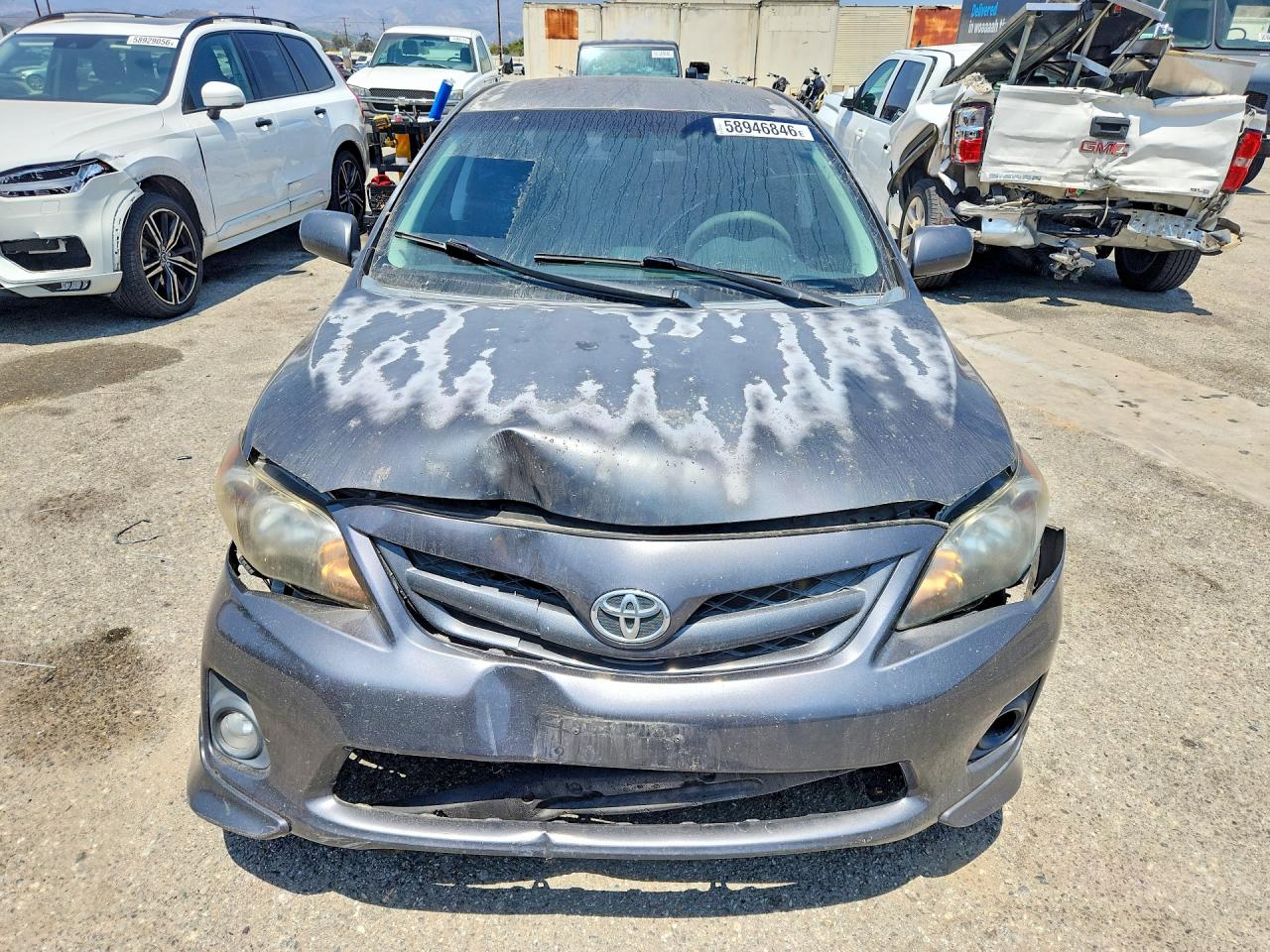 2012 Toyota Corolla S Gray vin: 2T1BU4EE5CC777924