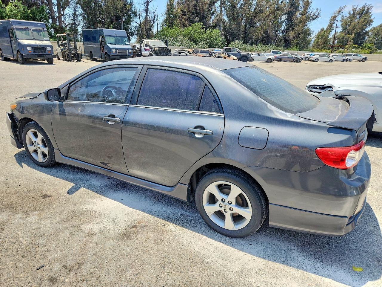 2012 Toyota Corolla S Gray vin: 2T1BU4EE5CC777924