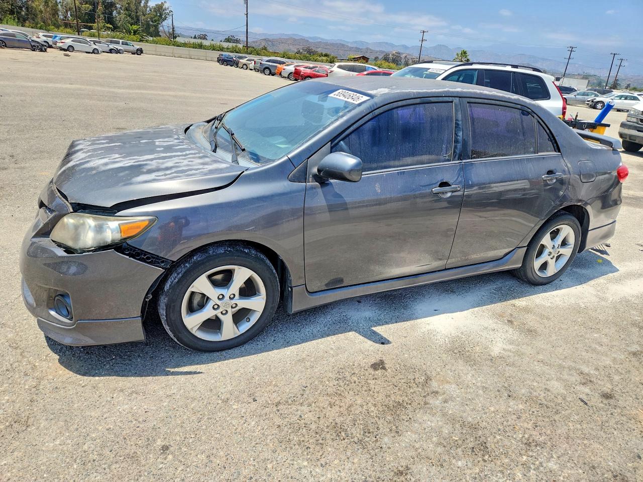2012 Toyota Corolla S Gray vin: 2T1BU4EE5CC777924
