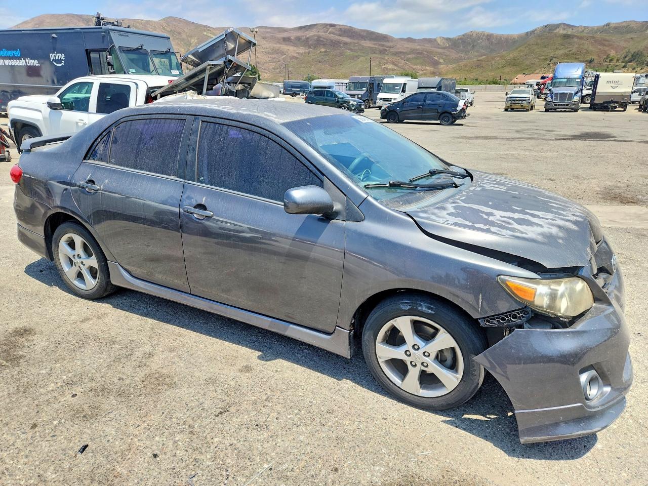 2012 Toyota Corolla S Gray vin: 2T1BU4EE5CC777924