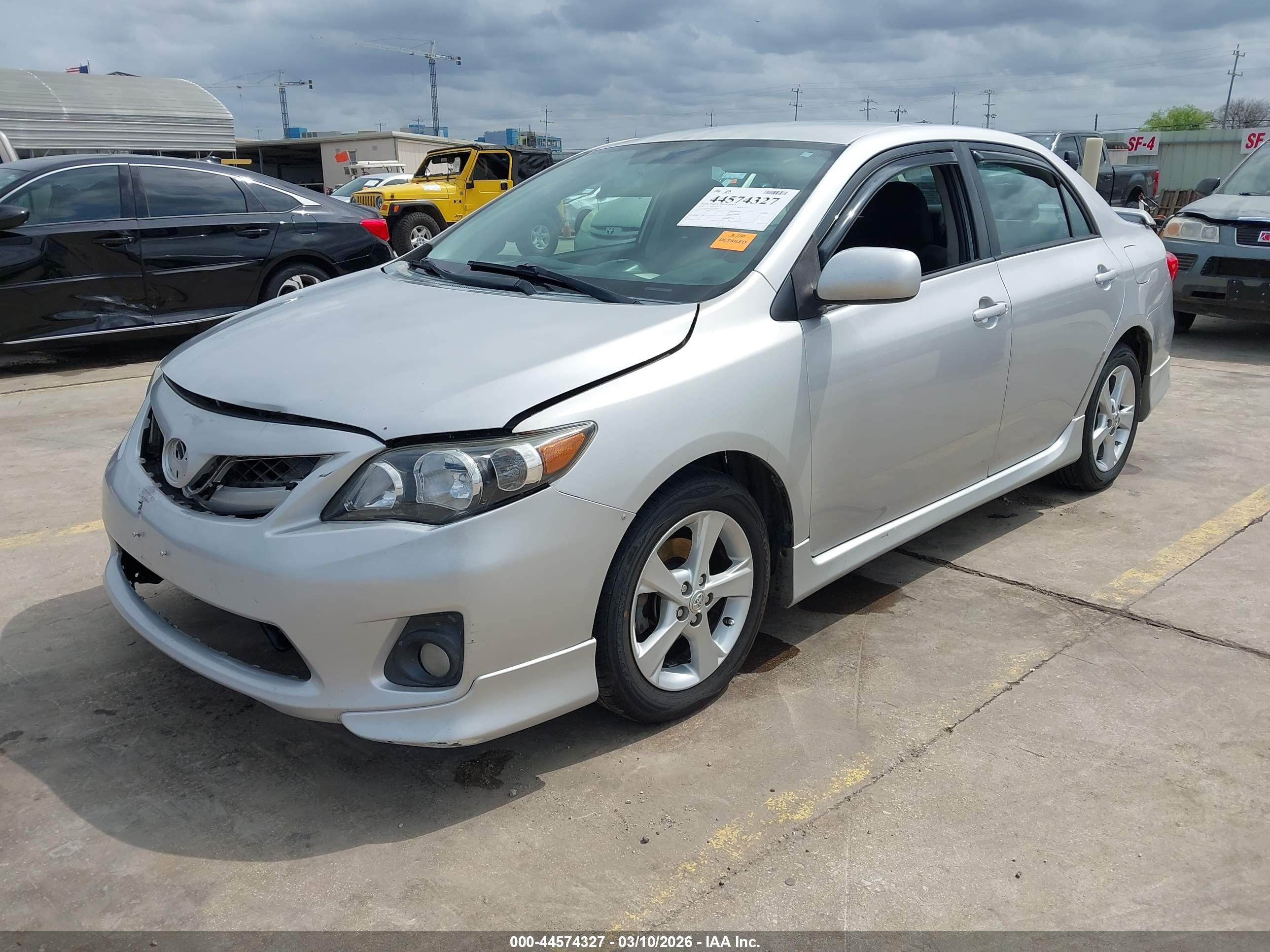 2012 Toyota Corolla S Silver vin: 2T1BU4EE5CC785635