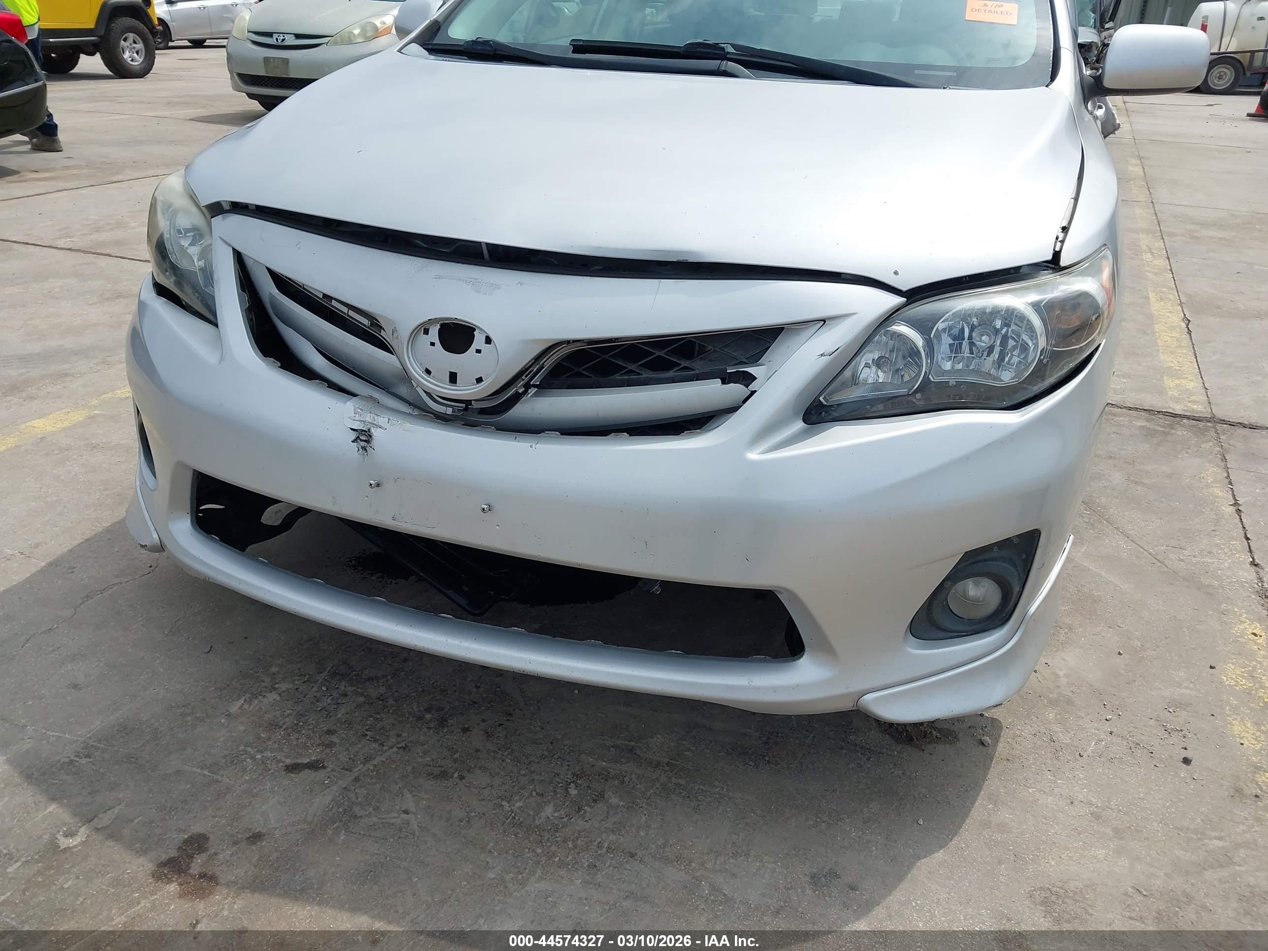 2012 Toyota Corolla S Silver vin: 2T1BU4EE5CC785635