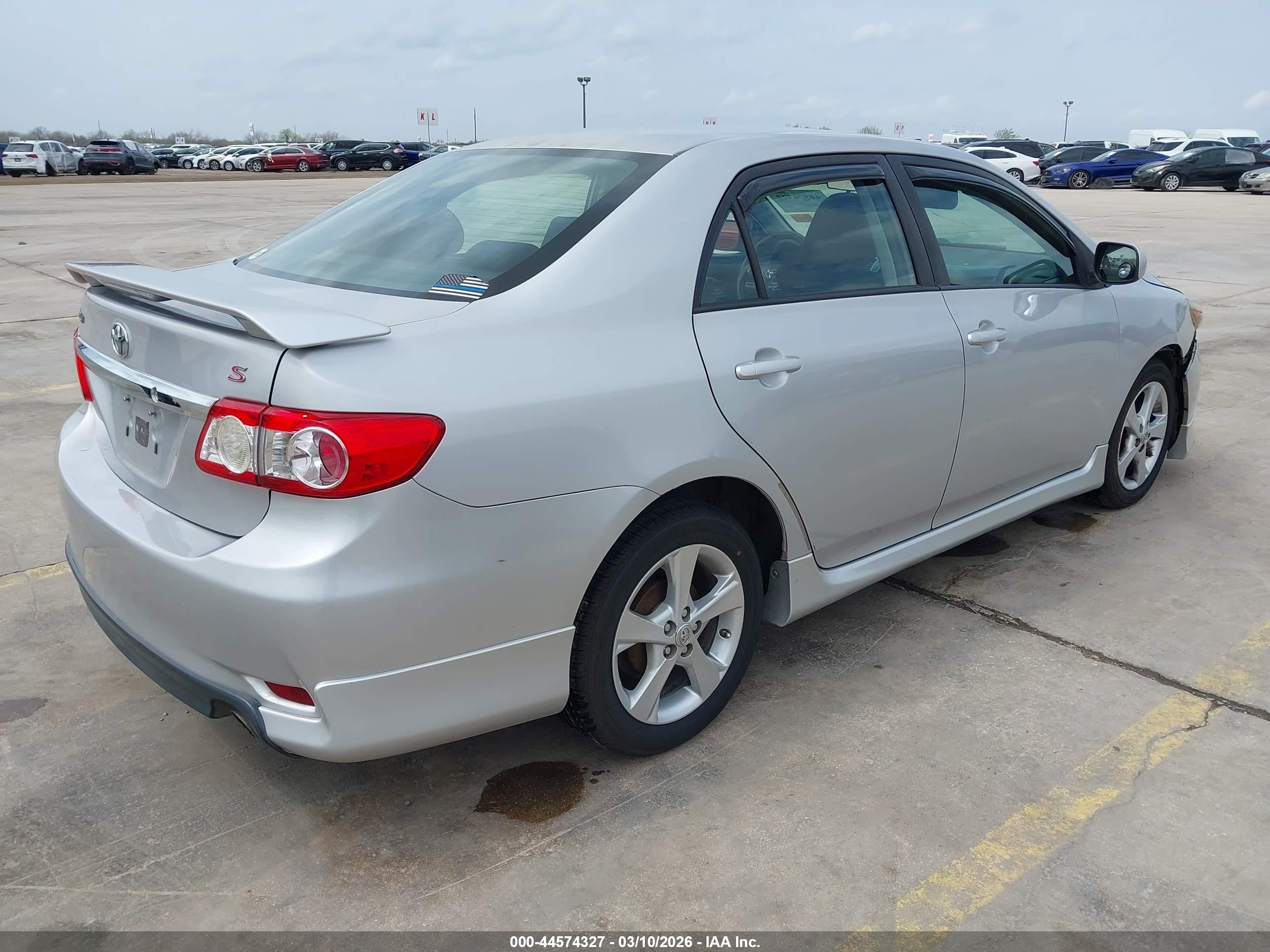 2012 Toyota Corolla S Silver vin: 2T1BU4EE5CC785635