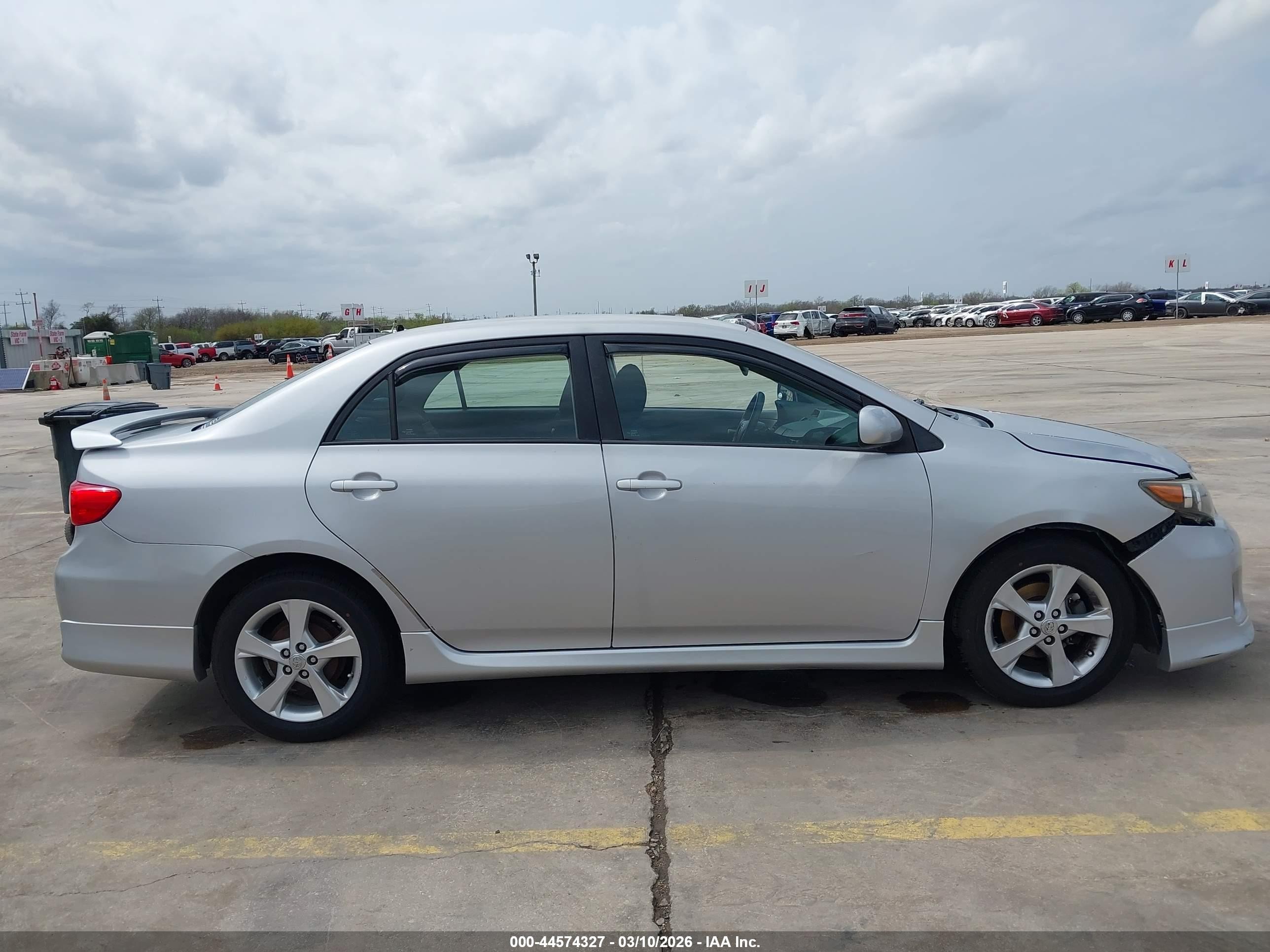 2012 Toyota Corolla S Silver vin: 2T1BU4EE5CC785635