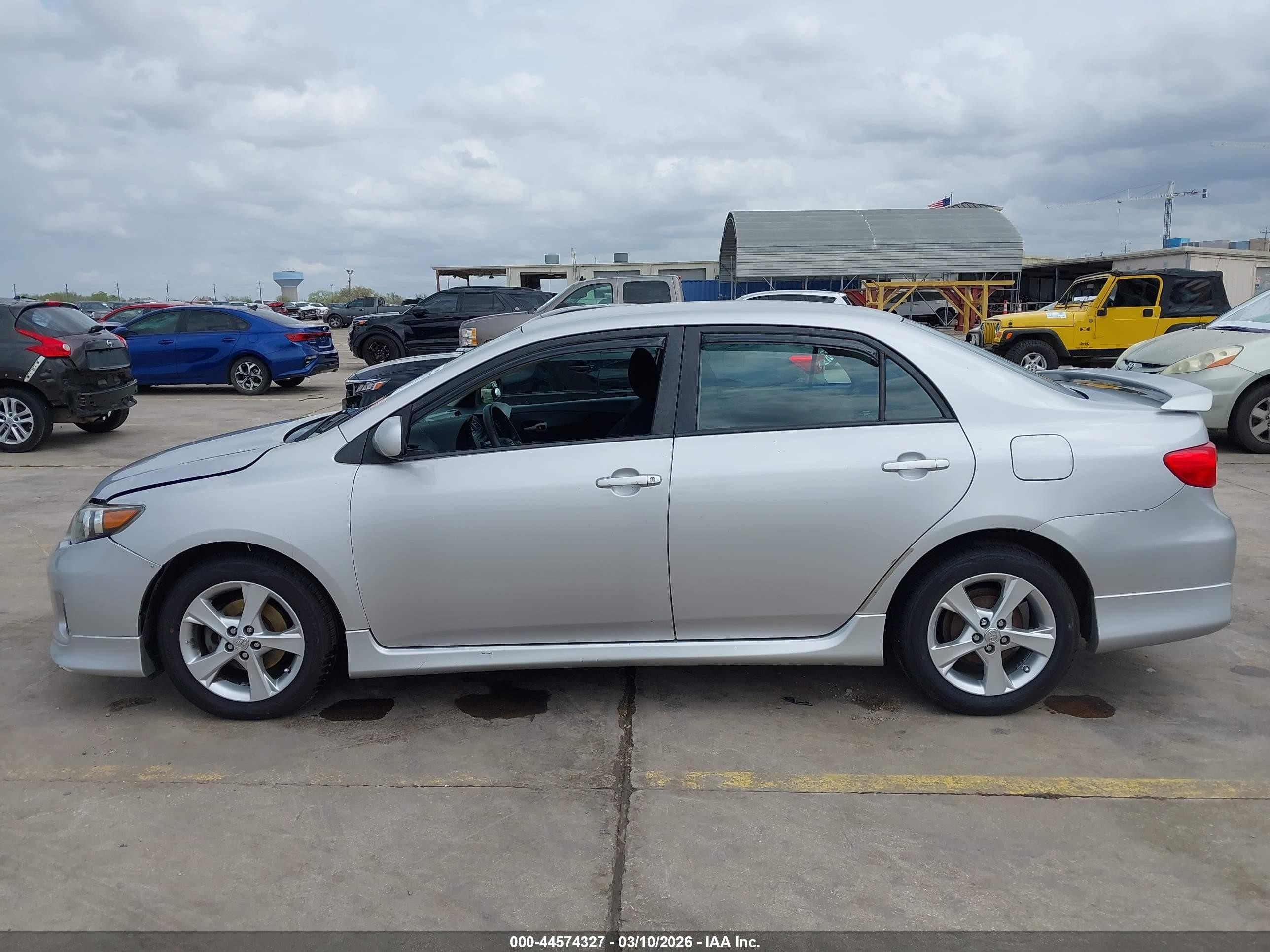 2012 Toyota Corolla S Silver vin: 2T1BU4EE5CC785635