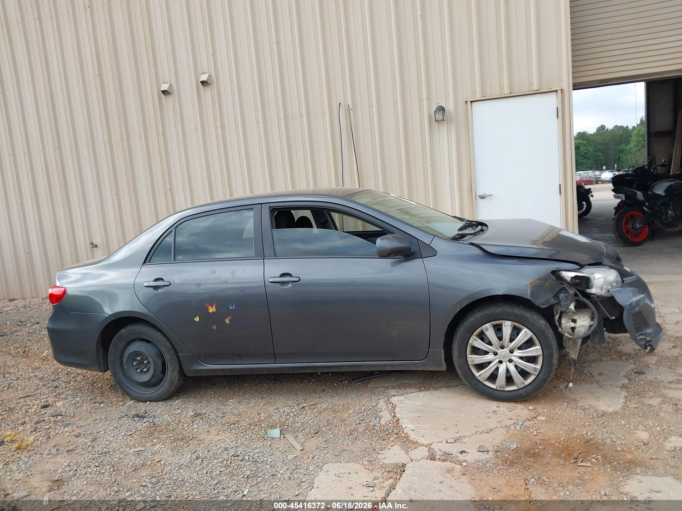 2012 Toyota Corolla Le Gray vin: 2T1BU4EE5CC790995