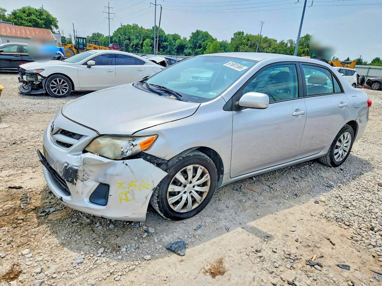 2012 Toyota Corolla Le Silver vin: 2T1BU4EE5CC796375