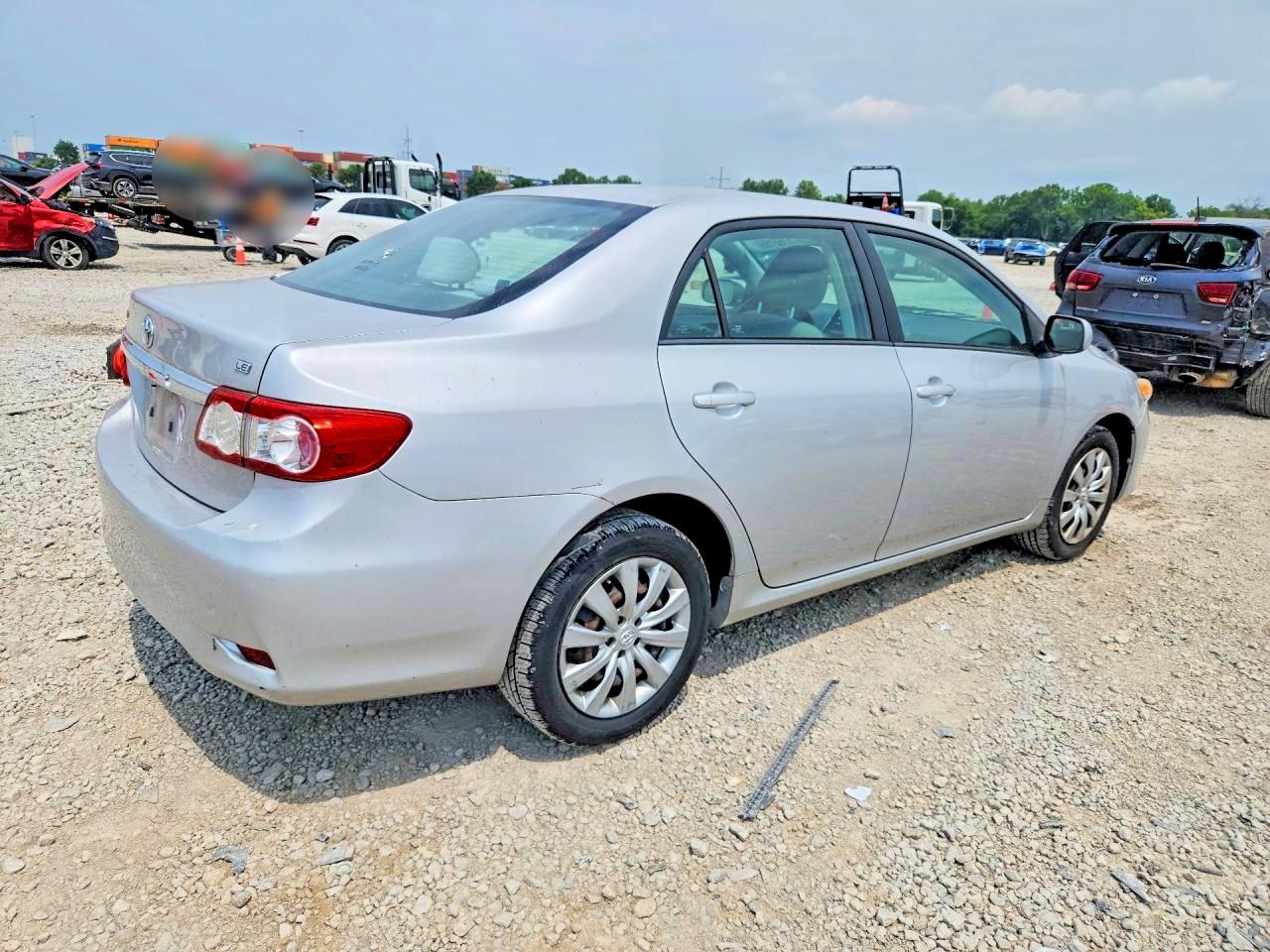 2012 Toyota Corolla Le Серебряный vin: 2T1BU4EE5CC796375