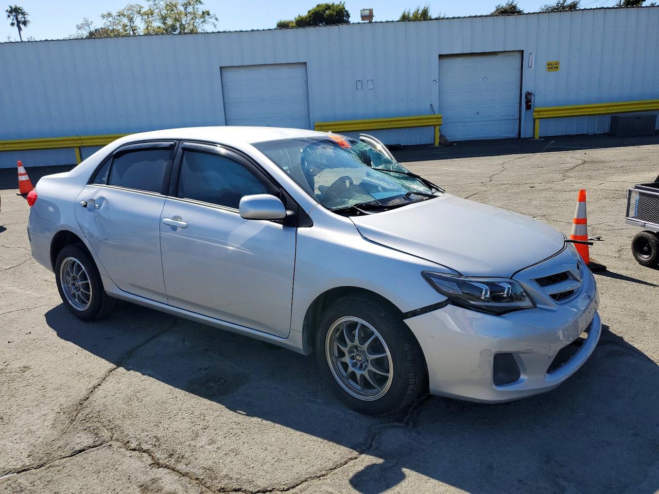 2012 Toyota Corolla Le Silver vin: 2T1BU4EE5CC797557