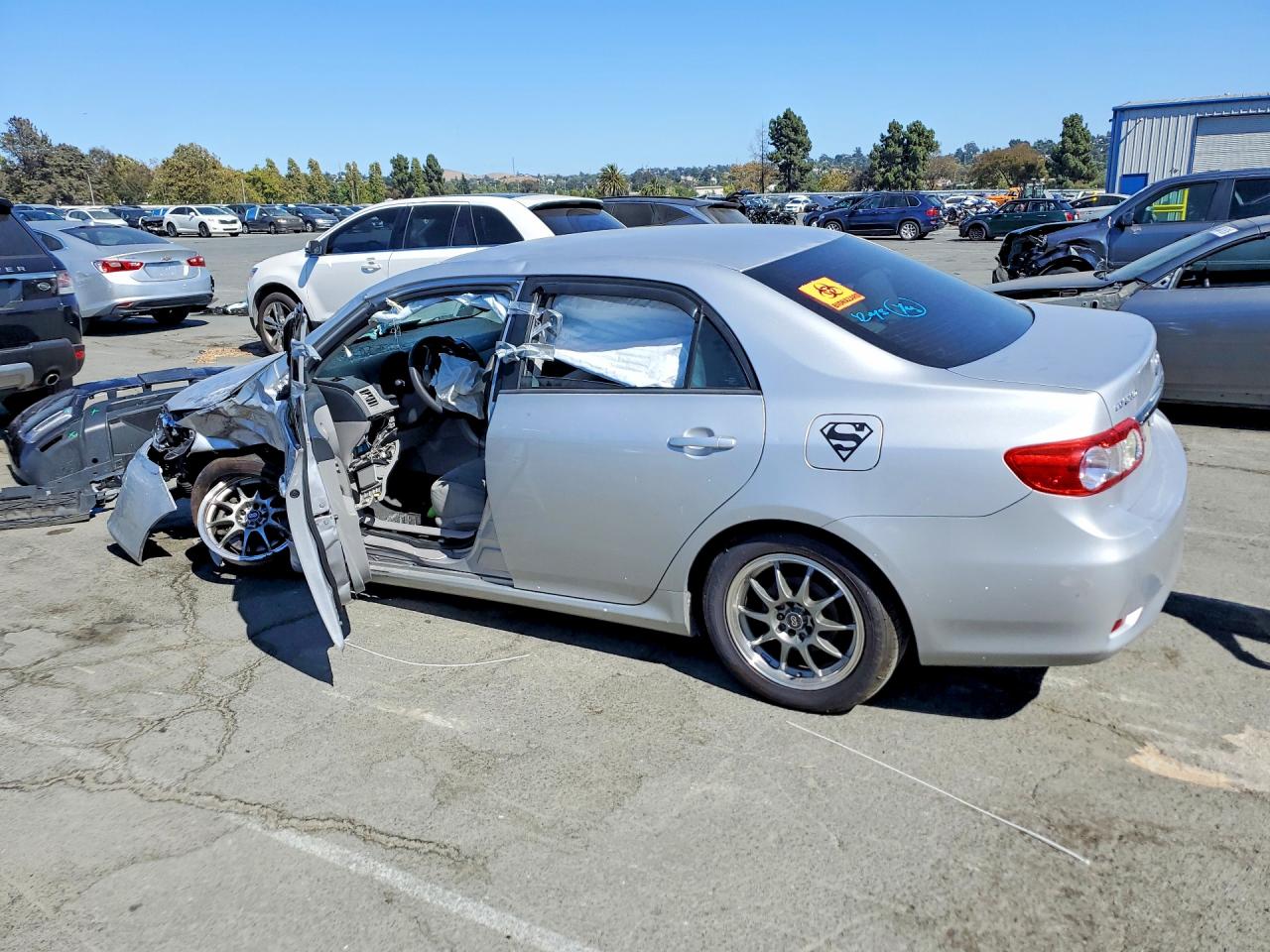 2012 Toyota Corolla Le Silver vin: 2T1BU4EE5CC797557